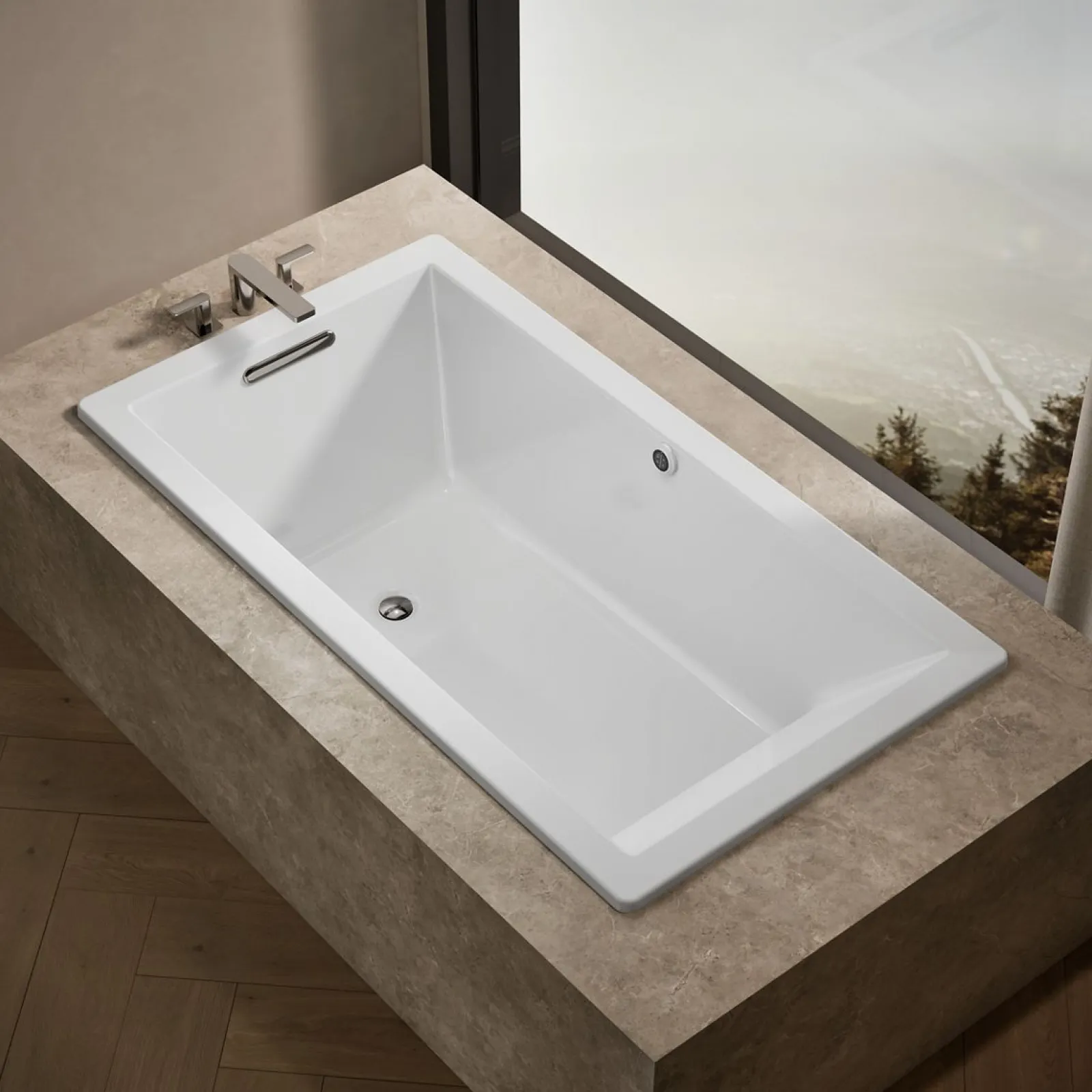 66" x 36" drop-in bath with Bask® heated surface^Kohler Clearance