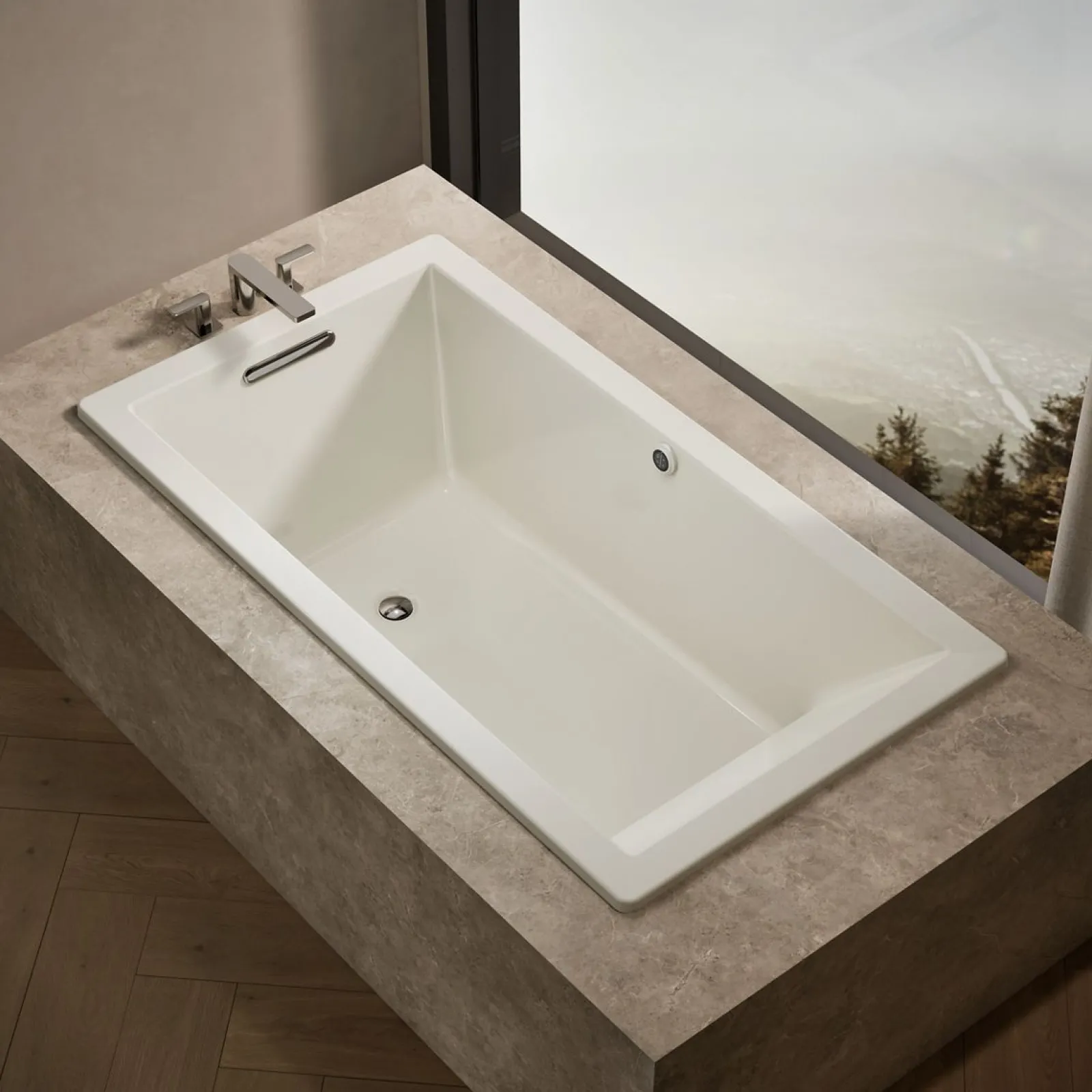 66" x 36" drop-in bath with Bask® heated surface^Kohler Clearance