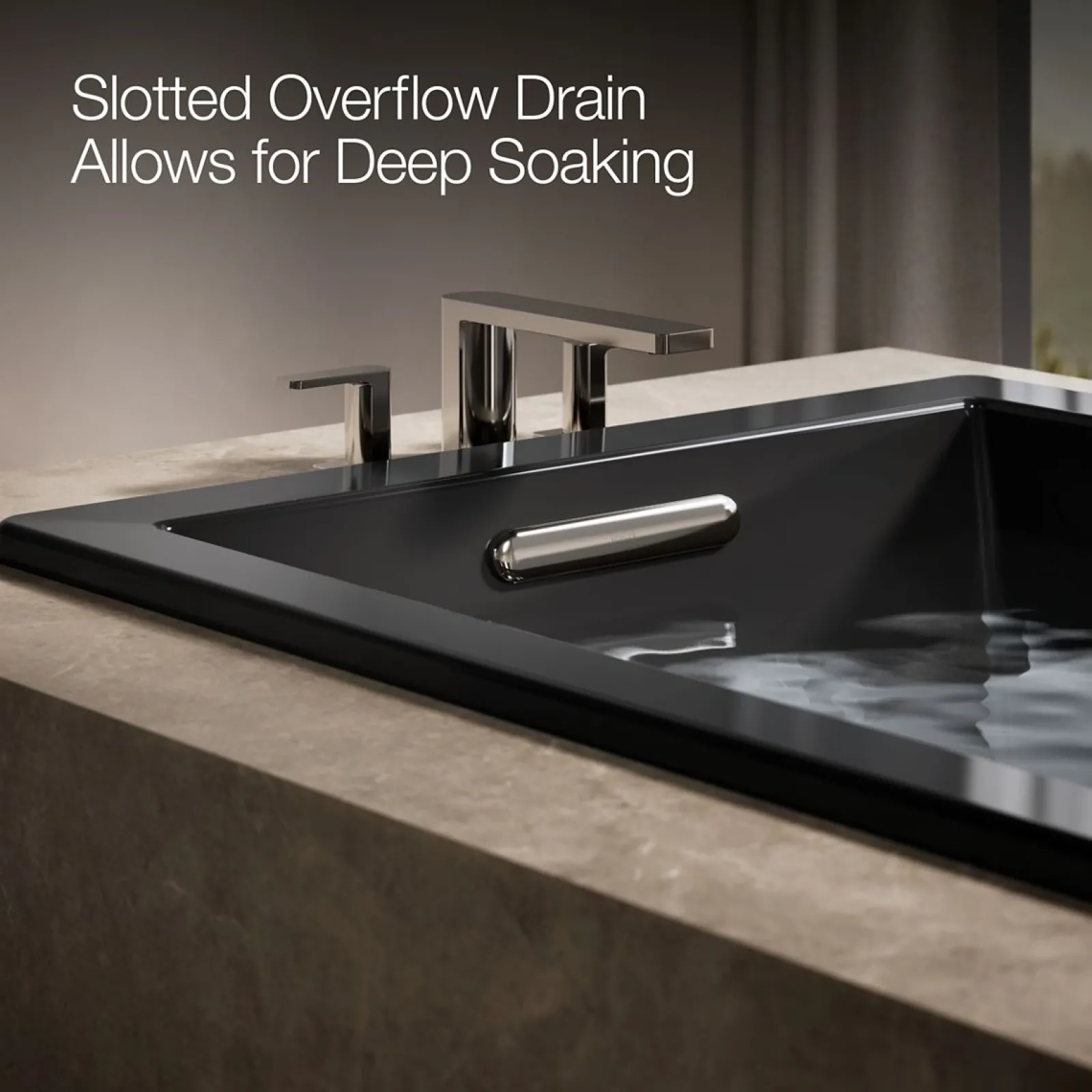 66" x 36" drop-in bath with Bask® heated surface^Kohler Clearance
