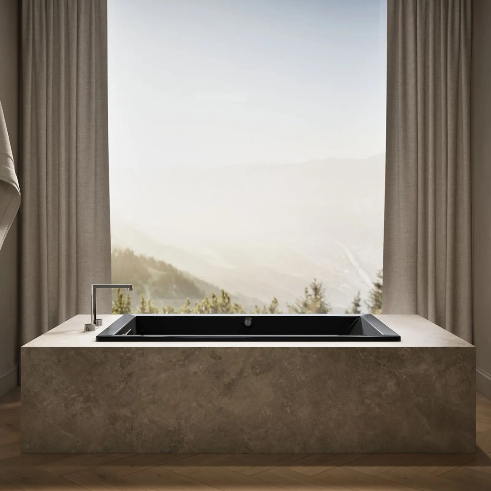 60" x 36" drop-in bath with Bask® heated surface^Kohler Best