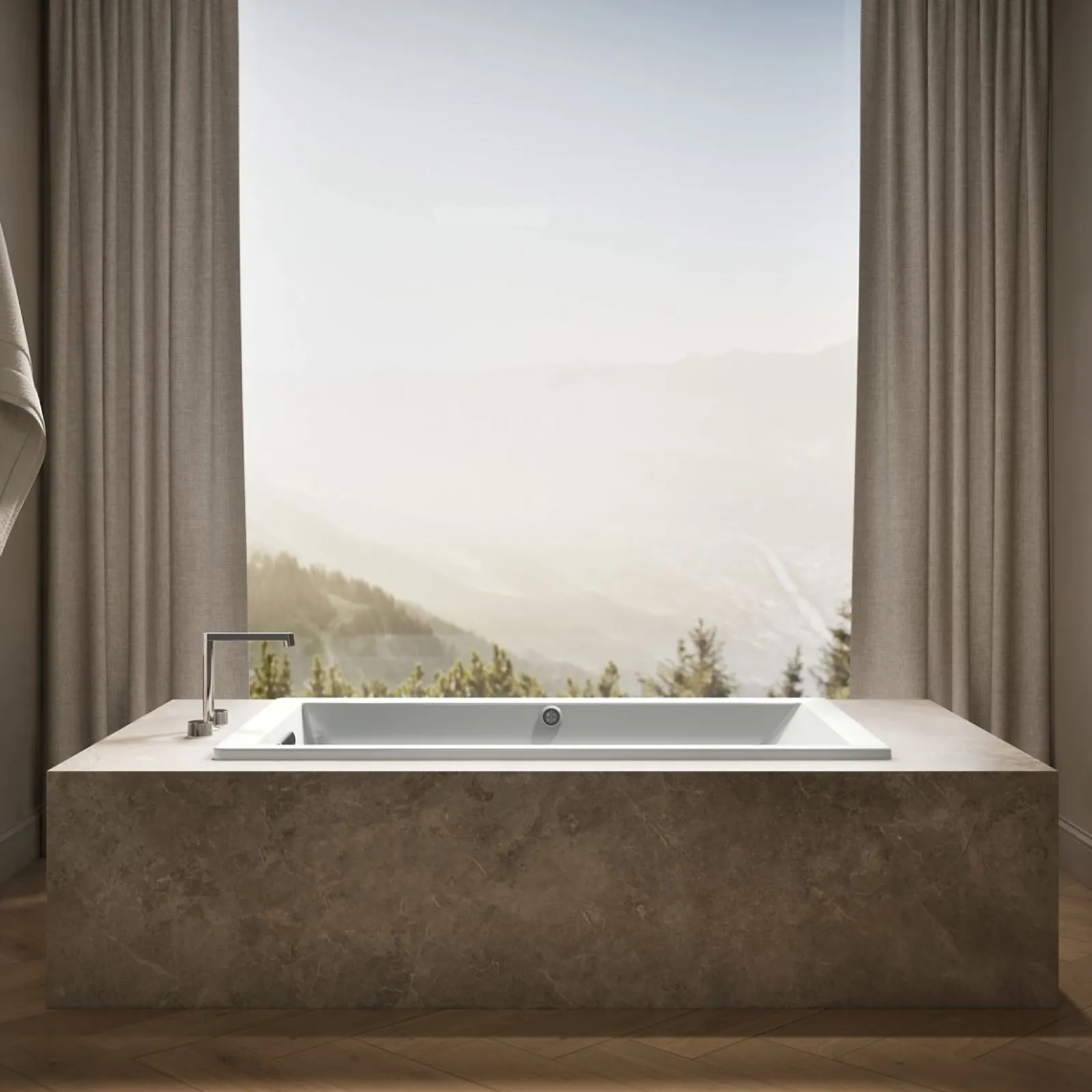 60" x 36" drop-in bath with Bask® heated surface^Kohler Best