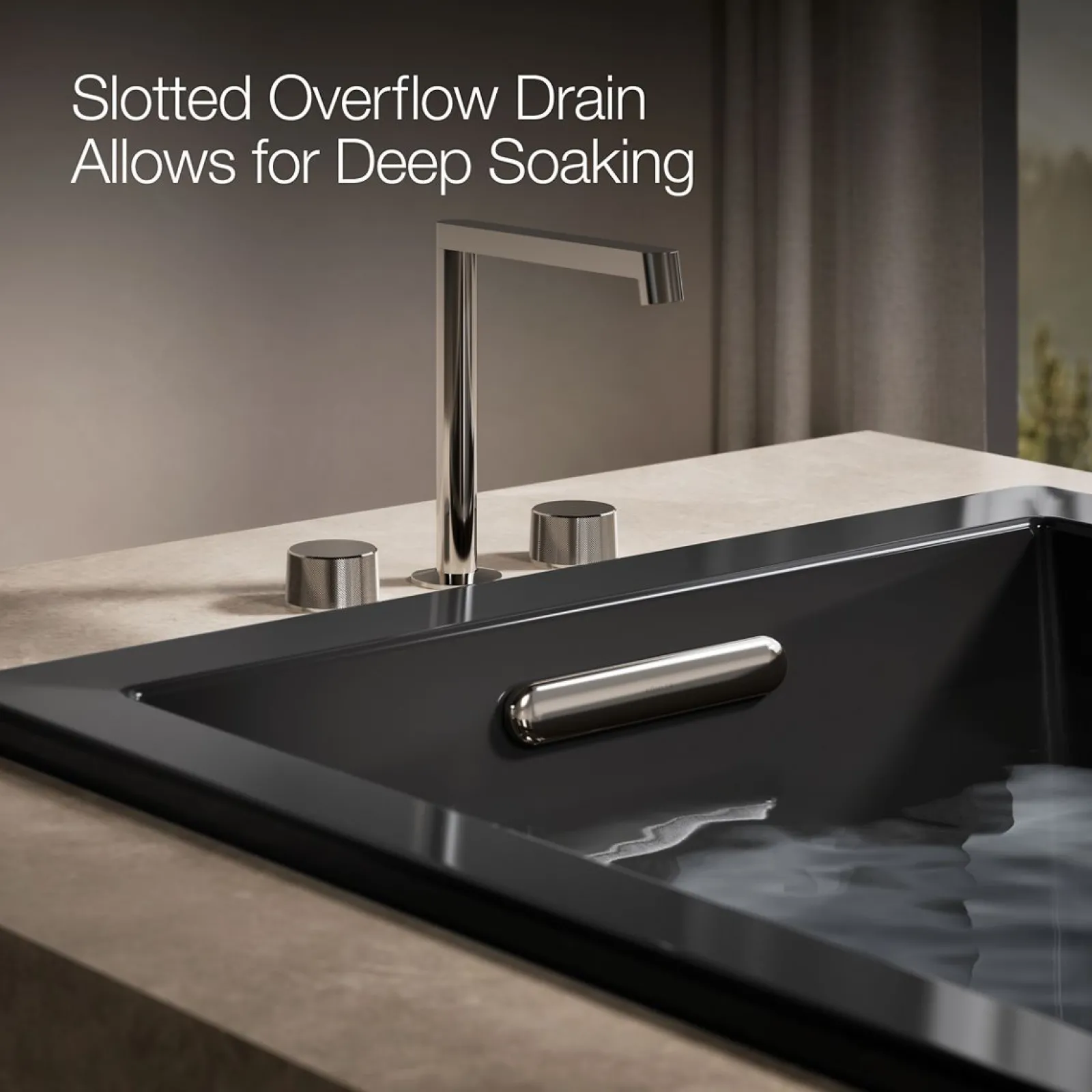 60" x 36" drop-in bath with Bask® heated surface^Kohler Best