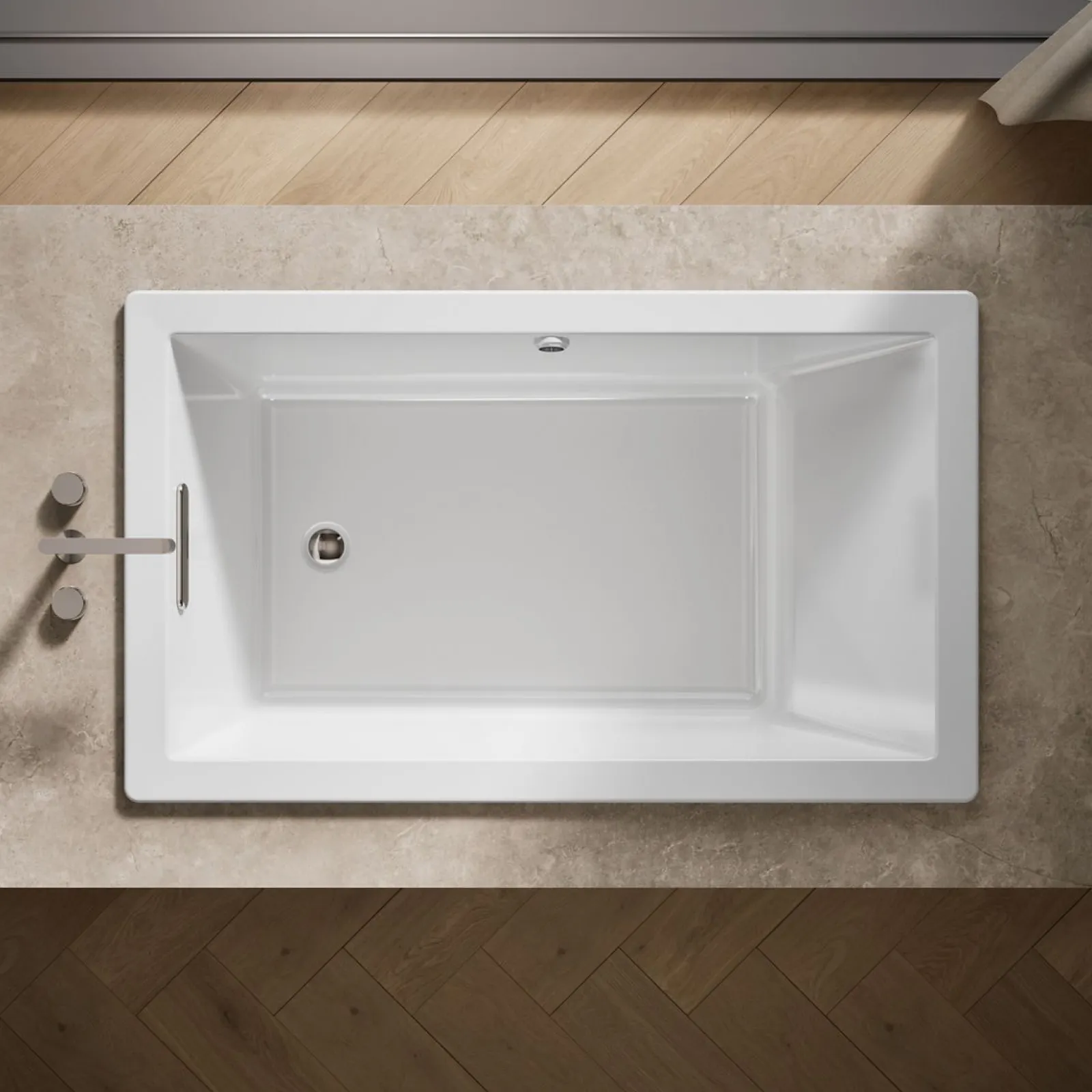 60" x 36" drop-in bath with Bask® heated surface^Kohler Best