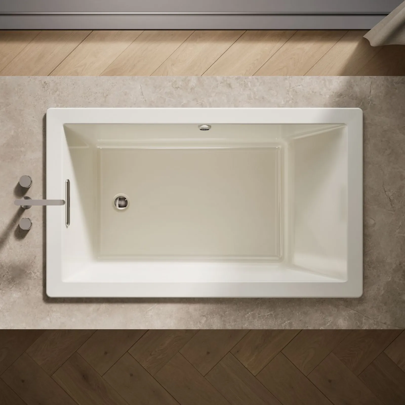 60" x 36" drop-in bath with Bask® heated surface^Kohler Best