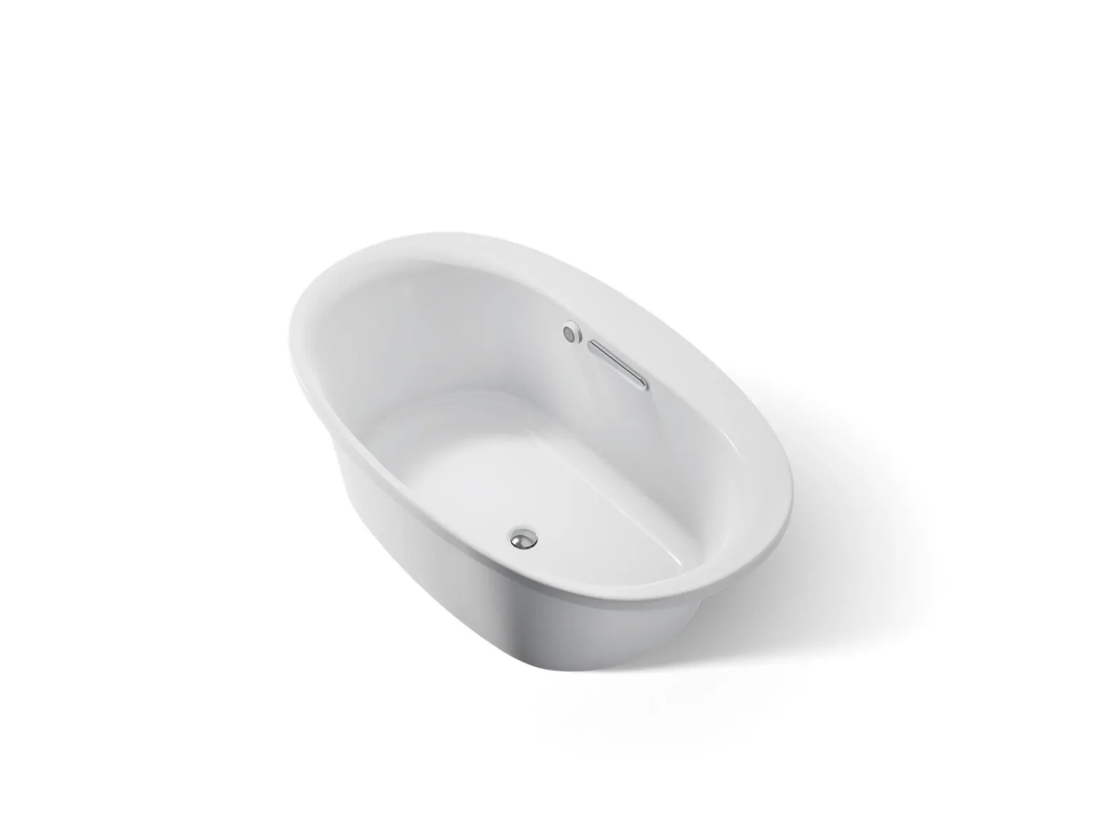 59-3/4" x 35-3/4" drop-in bath with Bask® heated surface^Kohler Hot
