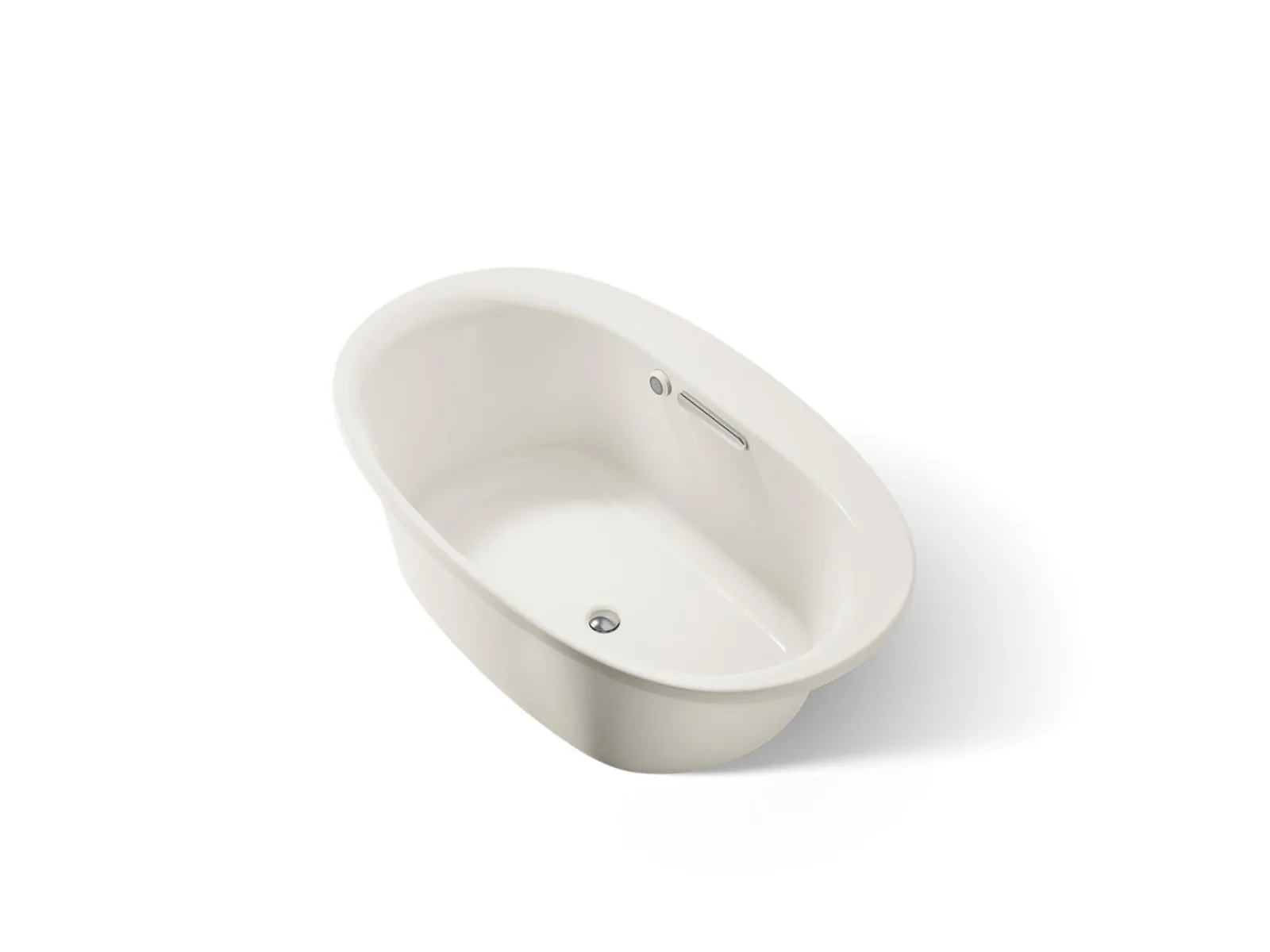 59-3/4" x 35-3/4" drop-in bath with Bask® heated surface^Kohler Hot