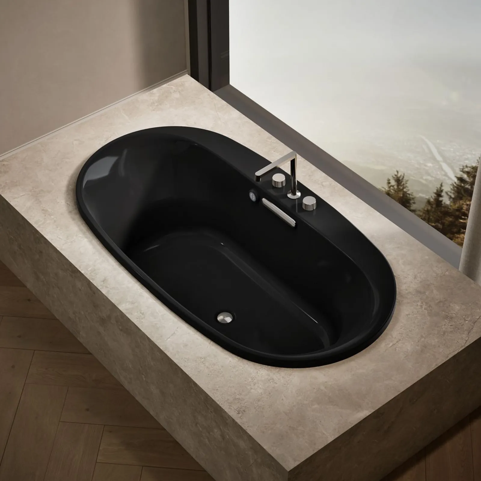 65-1/2" x 35-3/4" drop-in bath with Bask® heated surface^Kohler Discount
