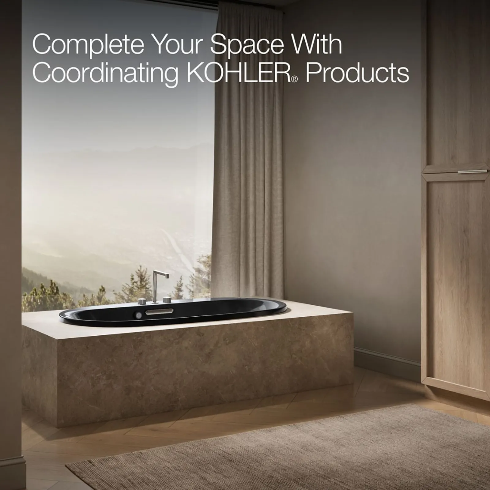65-1/2" x 35-3/4" drop-in bath with Bask® heated surface^Kohler Discount