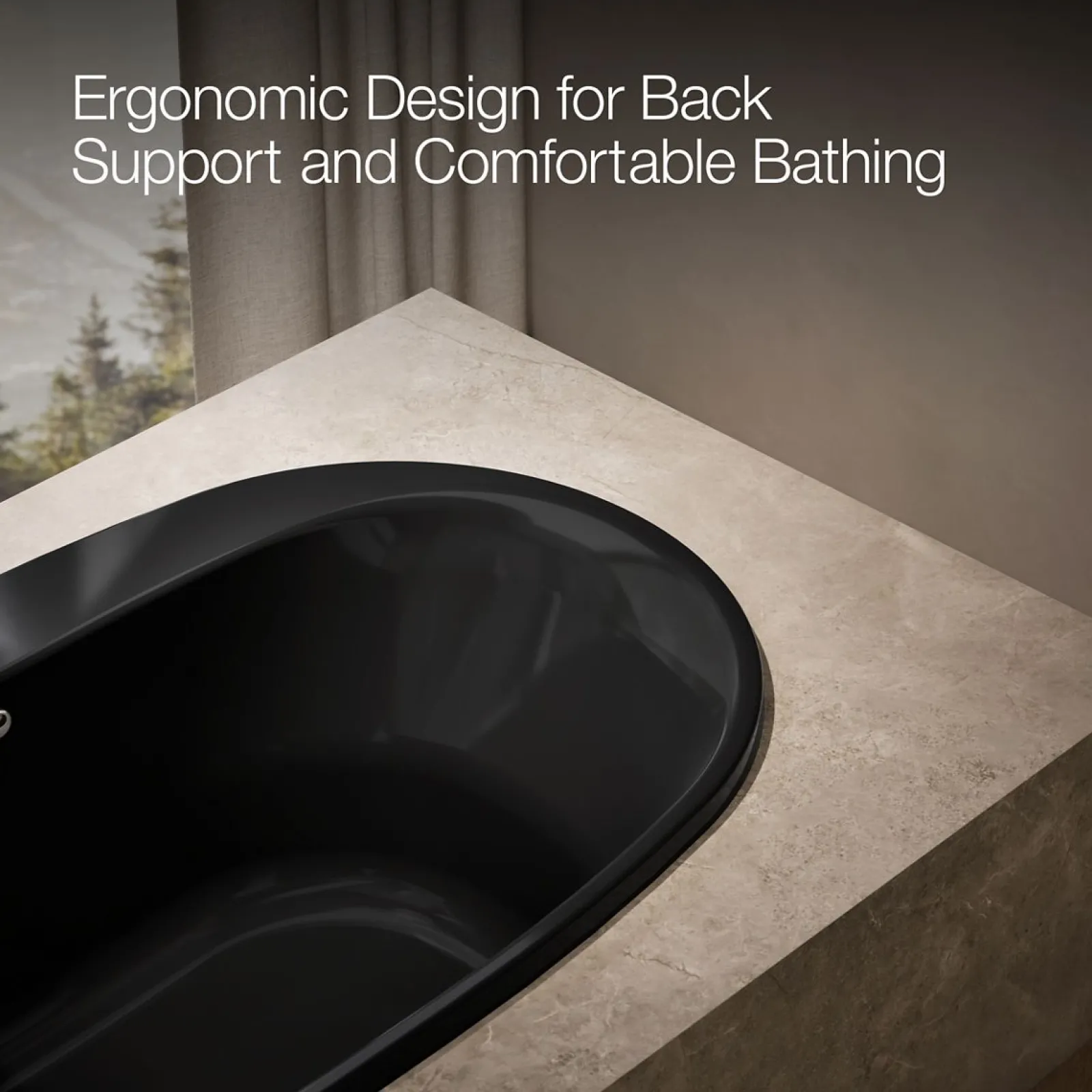 65-1/2" x 35-3/4" drop-in bath with Bask® heated surface^Kohler Discount