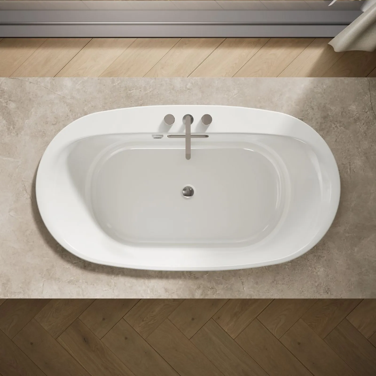 65-1/2" x 35-3/4" drop-in bath with Bask® heated surface^Kohler Discount