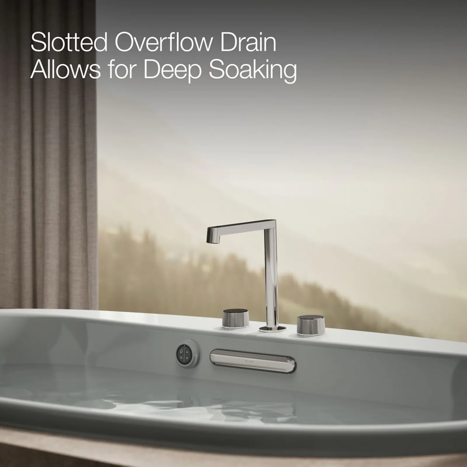 71-1/2" x 41-1/2" drop-in bath with Bask® heated surface^Kohler New