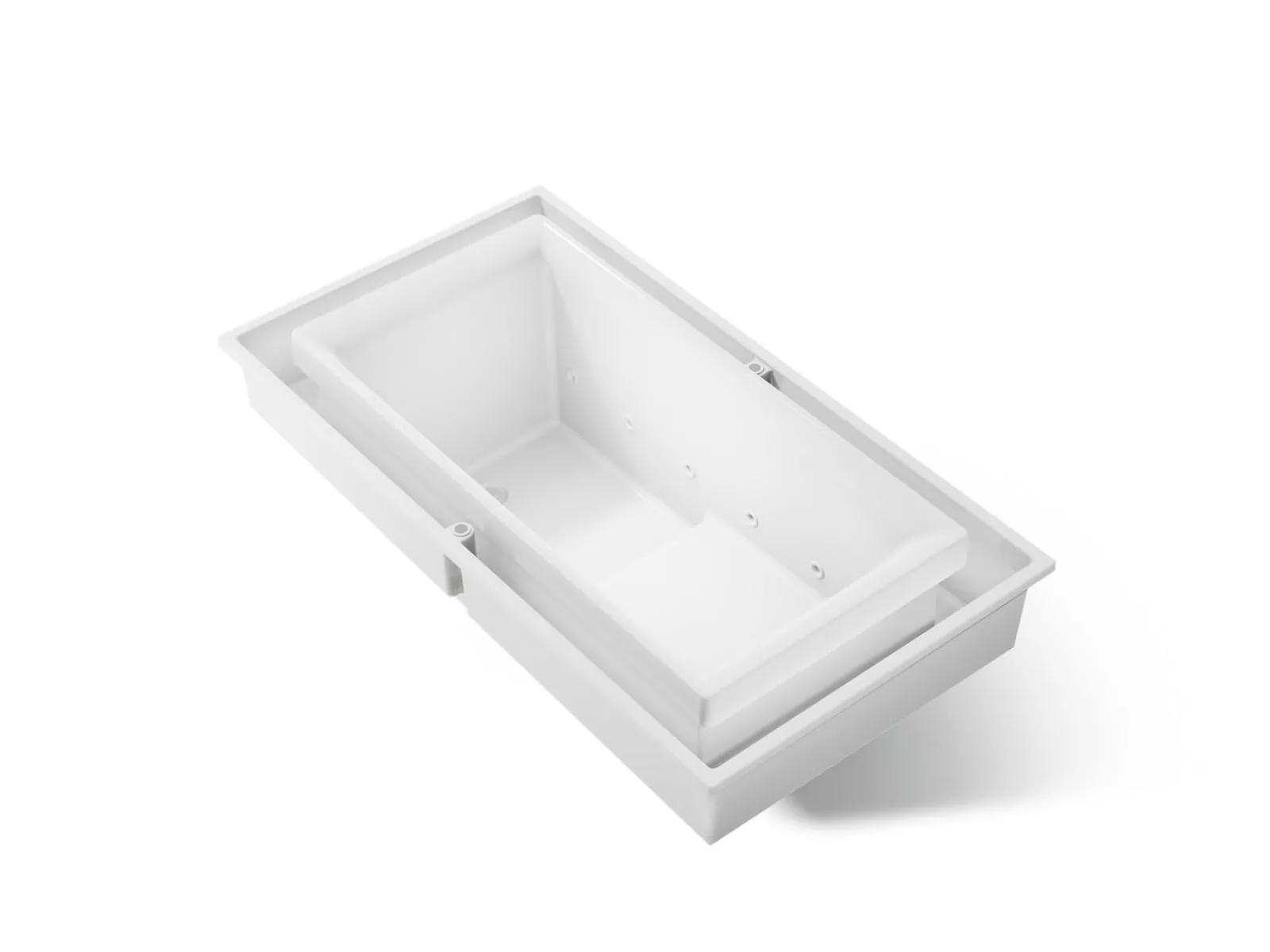 63" x 31-1/2" drop-in Effervescence bath^Kohler Hot