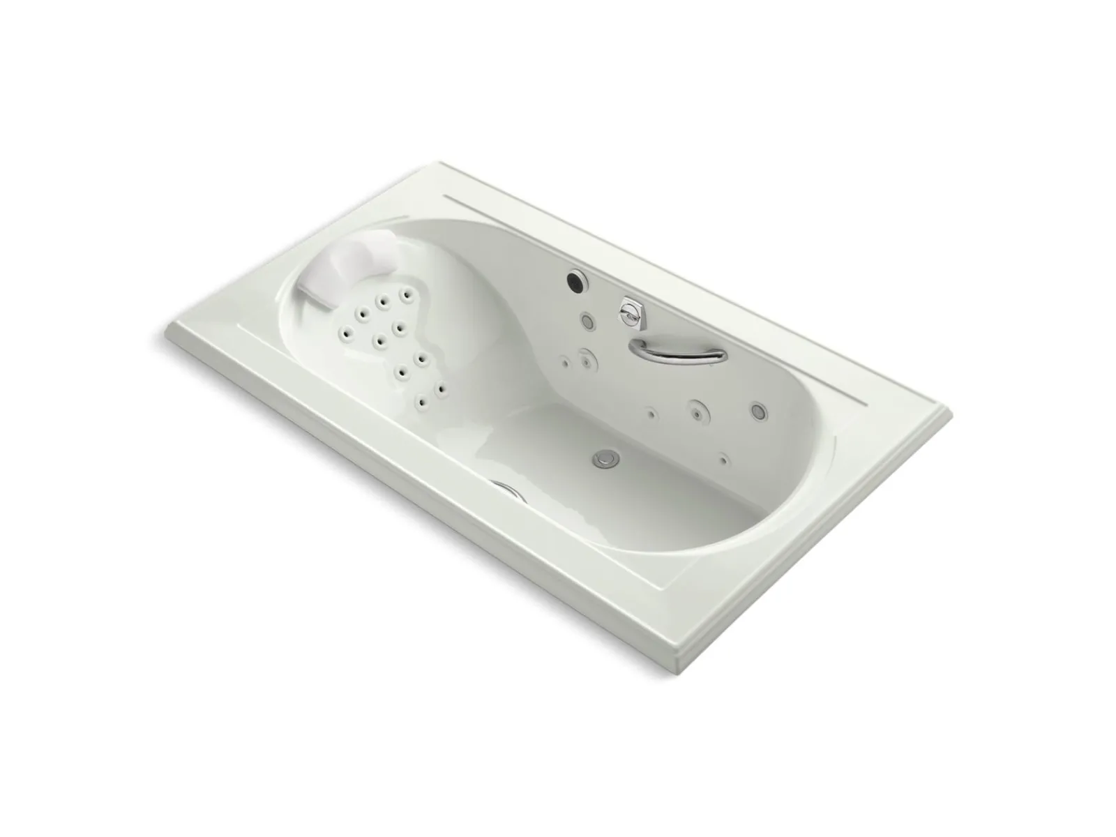 72" x 42" drop-in Effervescence whirlpool bath^Kohler Hot