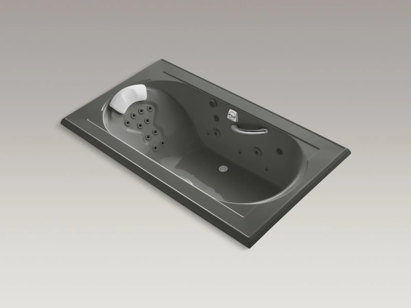72" x 42" drop-in Effervescence whirlpool bath^Kohler Hot