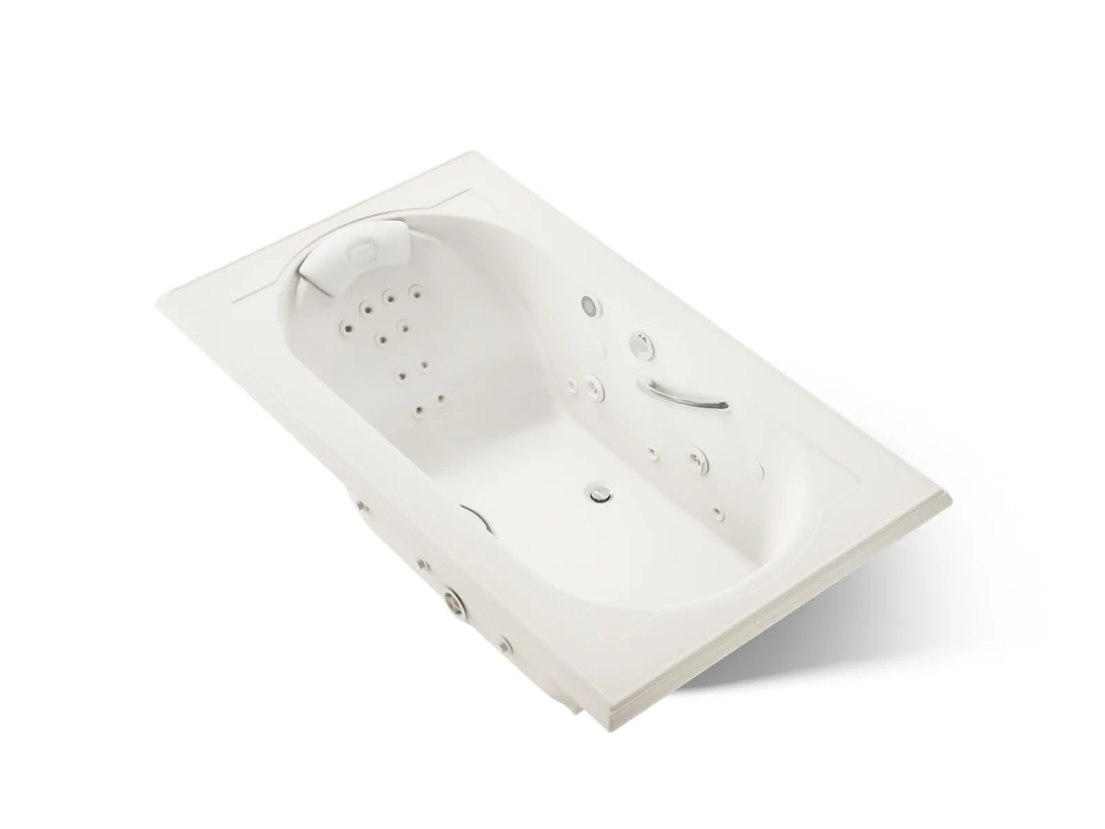 72" x 42" drop-in Effervescence whirlpool bath^Kohler Hot