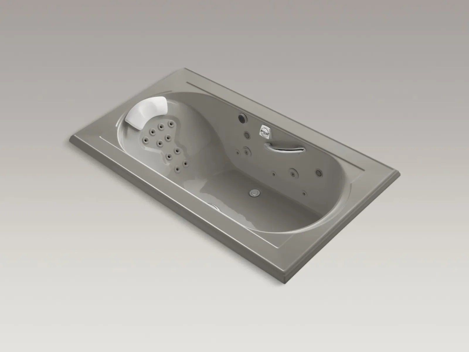 72" x 42" drop-in Effervescence whirlpool bath^Kohler Hot