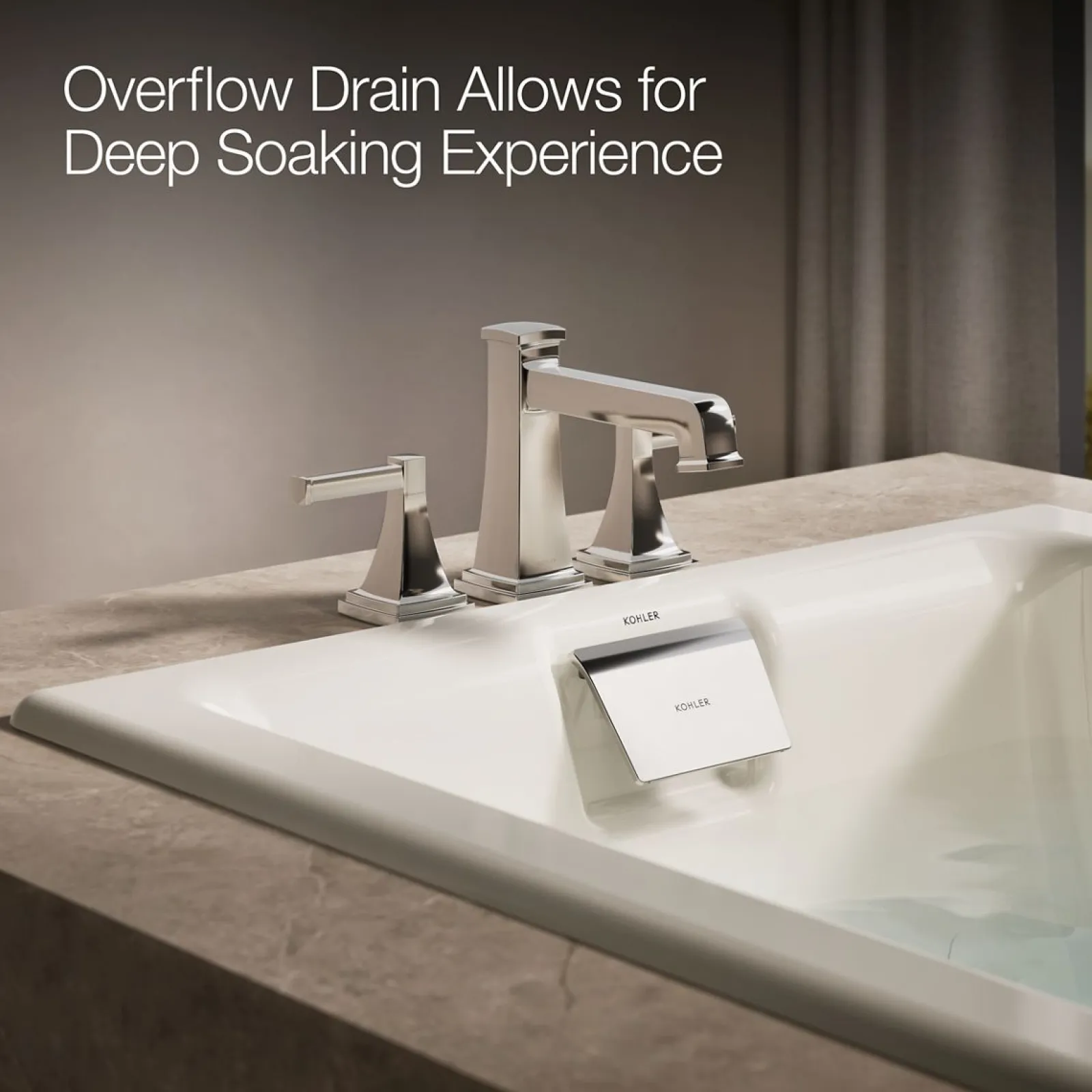 66" x 36" drop-in Effervescence whirlpool bath^Kohler Hot