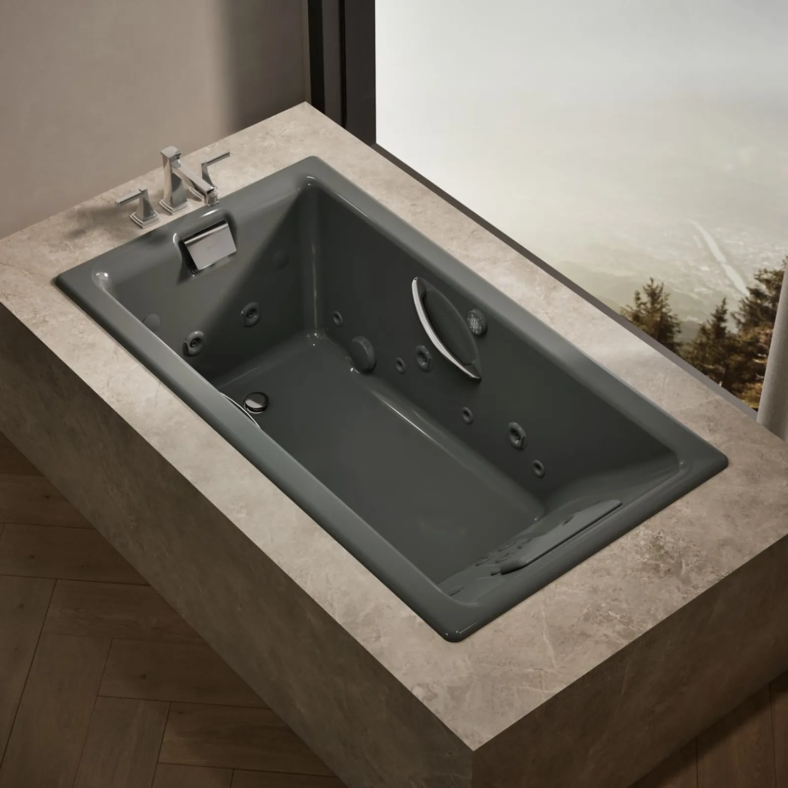 66" x 36" drop-in Effervescence whirlpool bath^Kohler Discount