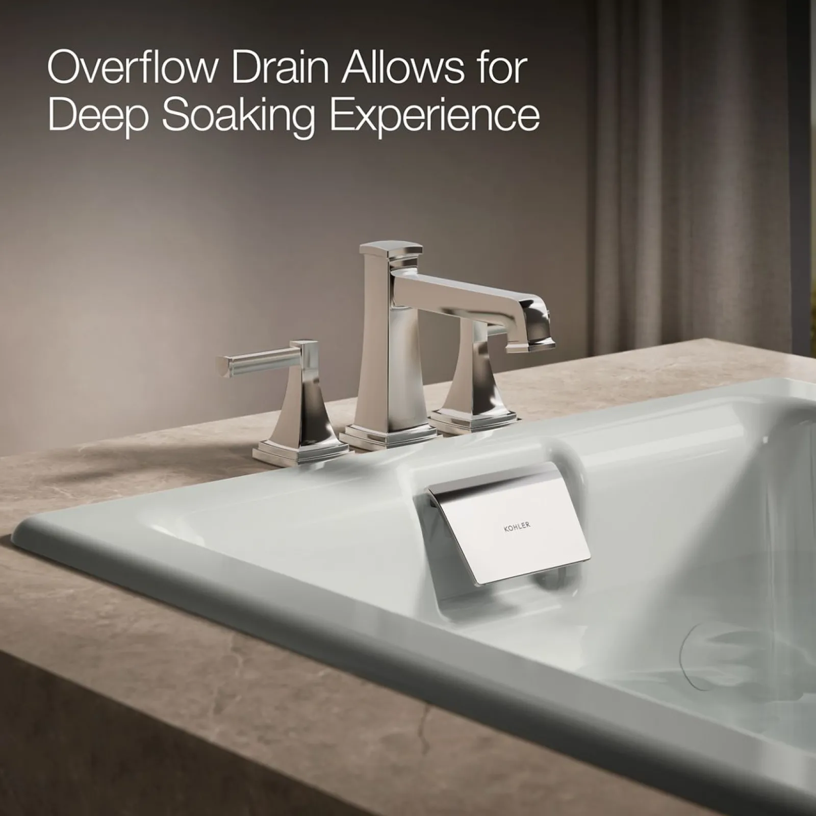 66" x 36" drop-in Effervescence whirlpool bath^Kohler Discount