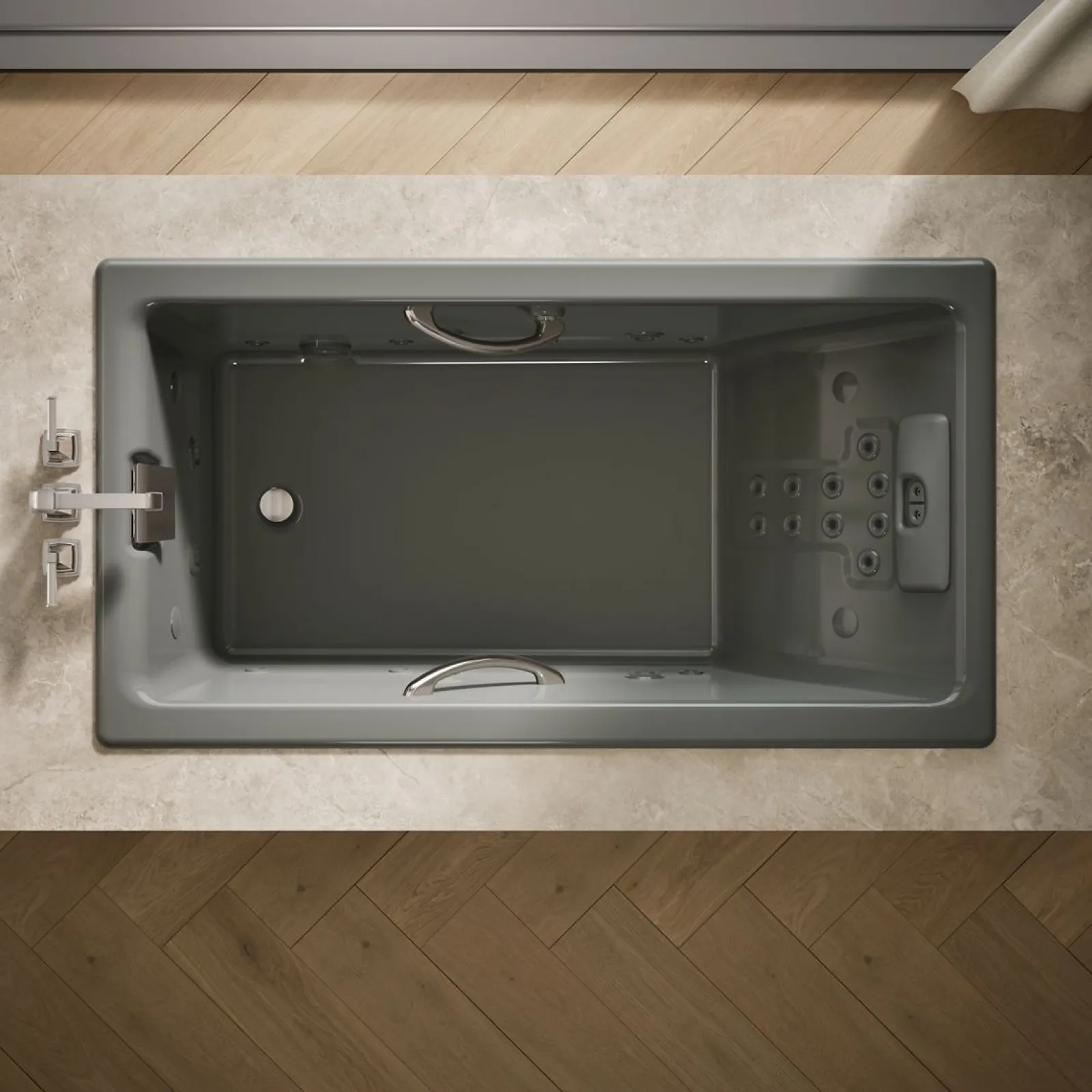 66" x 36" drop-in Effervescence whirlpool bath^Kohler Discount