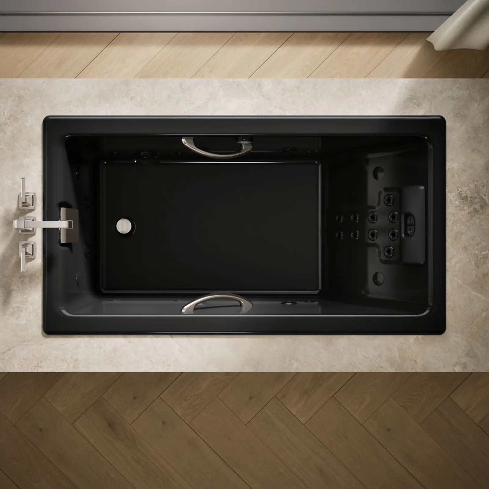66" x 36" drop-in Effervescence whirlpool bath^Kohler Discount