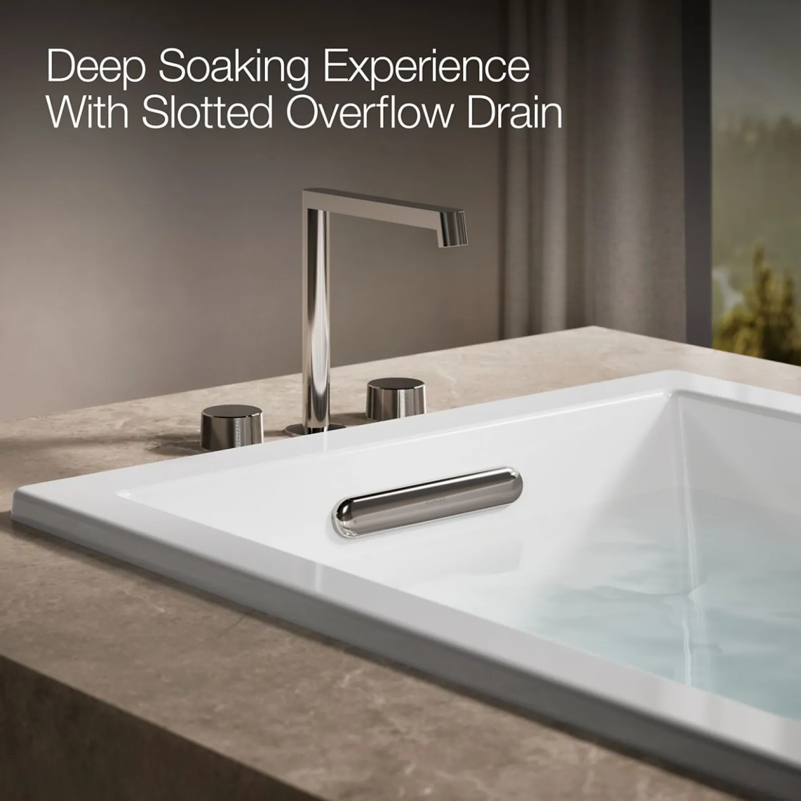 60" x 32" drop-in Heated BubbleMassage™ air bath^Kohler New