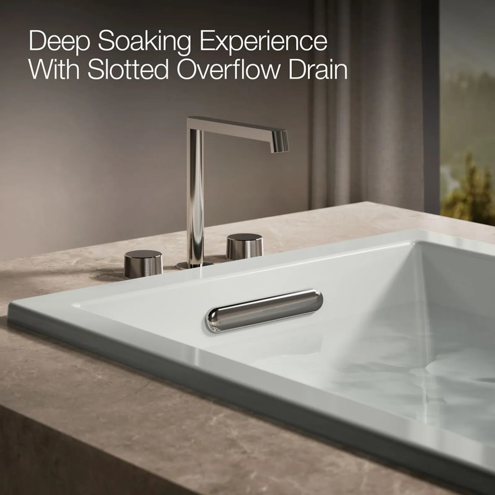 60" x 32" drop-in Heated BubbleMassage™ air bath^Kohler New