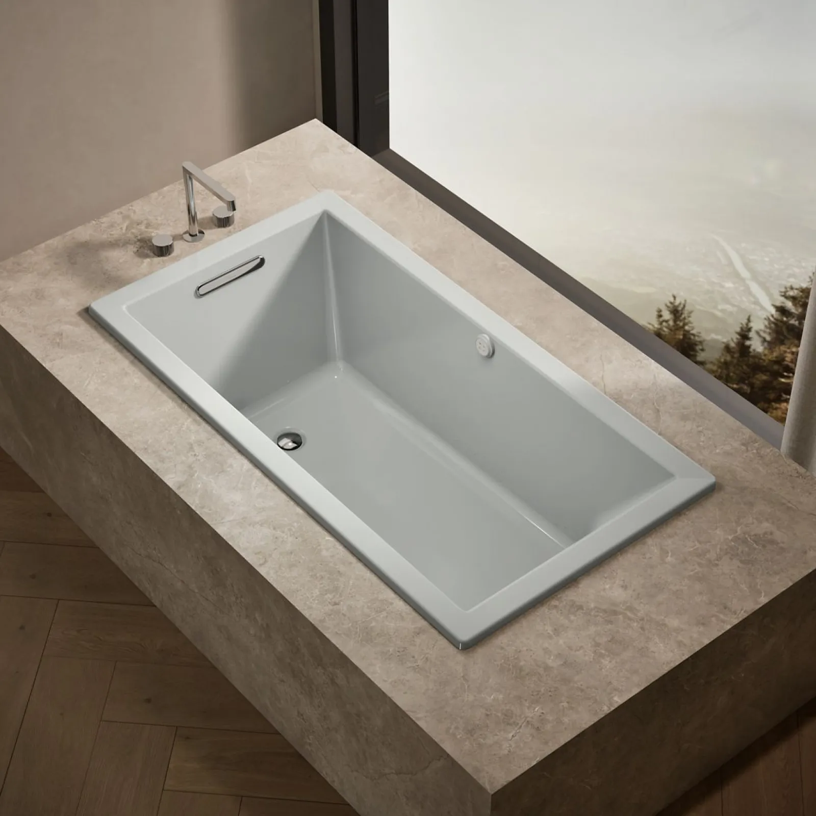 60" x 32" drop-in Heated BubbleMassage™ air bath^Kohler New