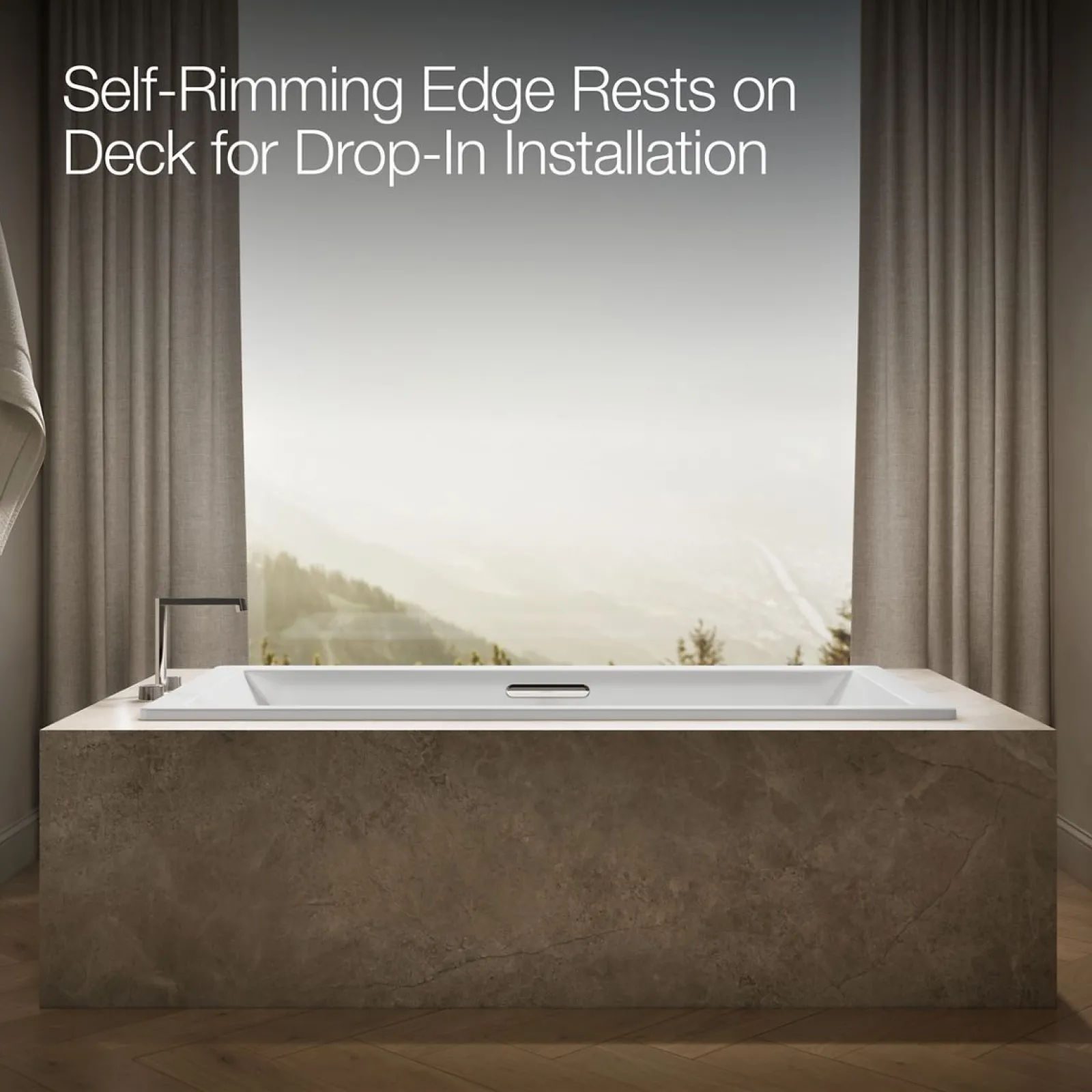 72" x 36" drop-in Heated BubbleMassage™ air bath^Kohler Discount