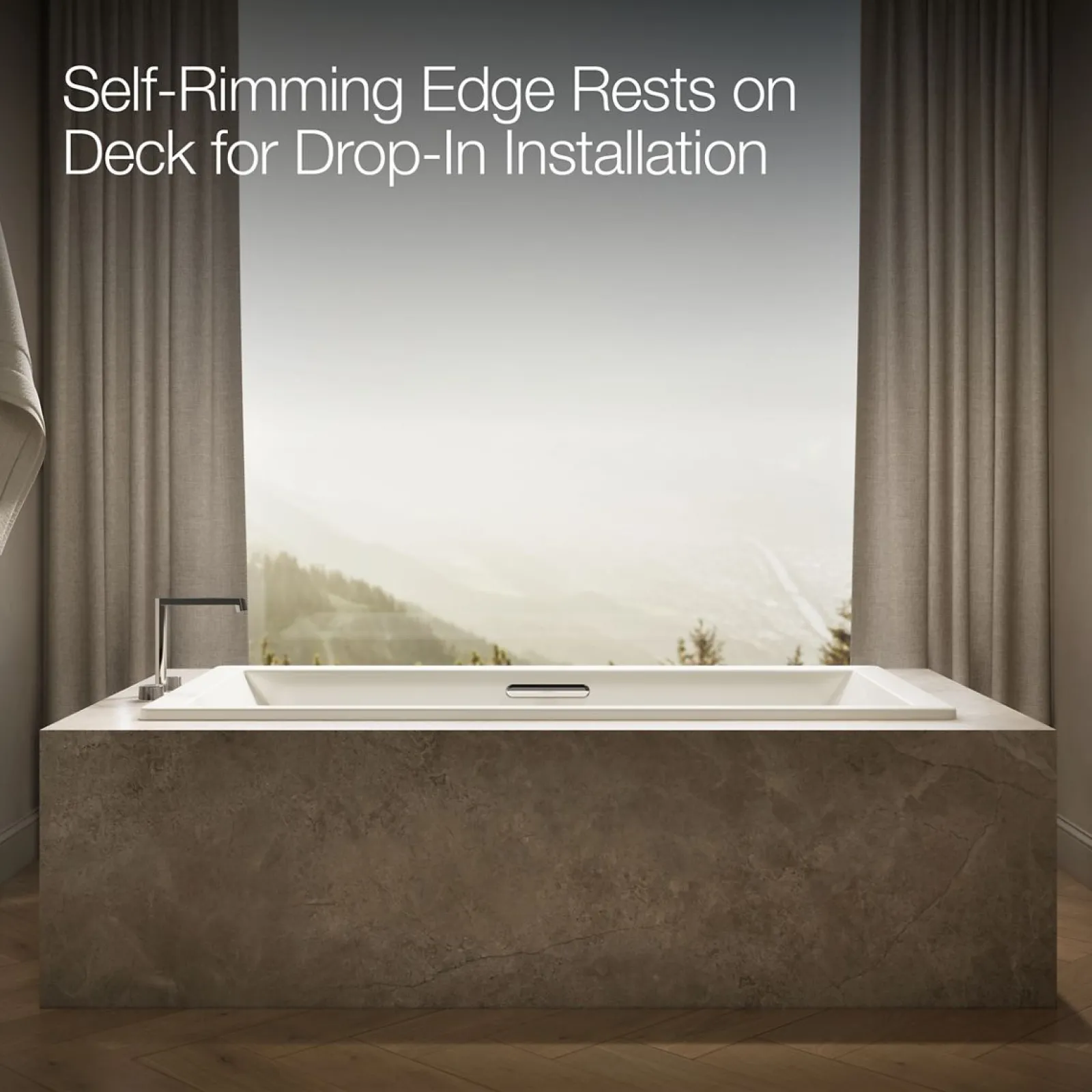 72" x 36" drop-in Heated BubbleMassage™ air bath^Kohler Discount