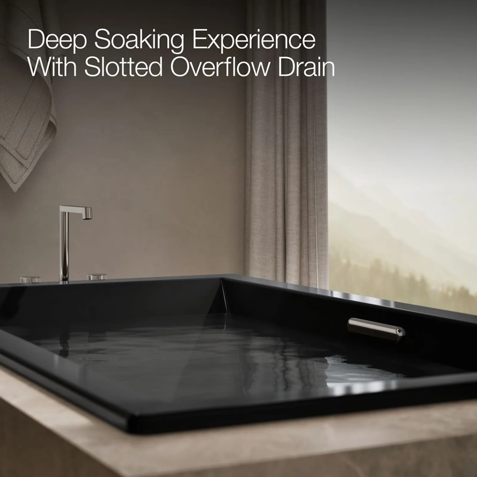 72" x 42" drop-in Heated BubbleMassage™ air bath with Bask® heated surface^Kohler Outlet