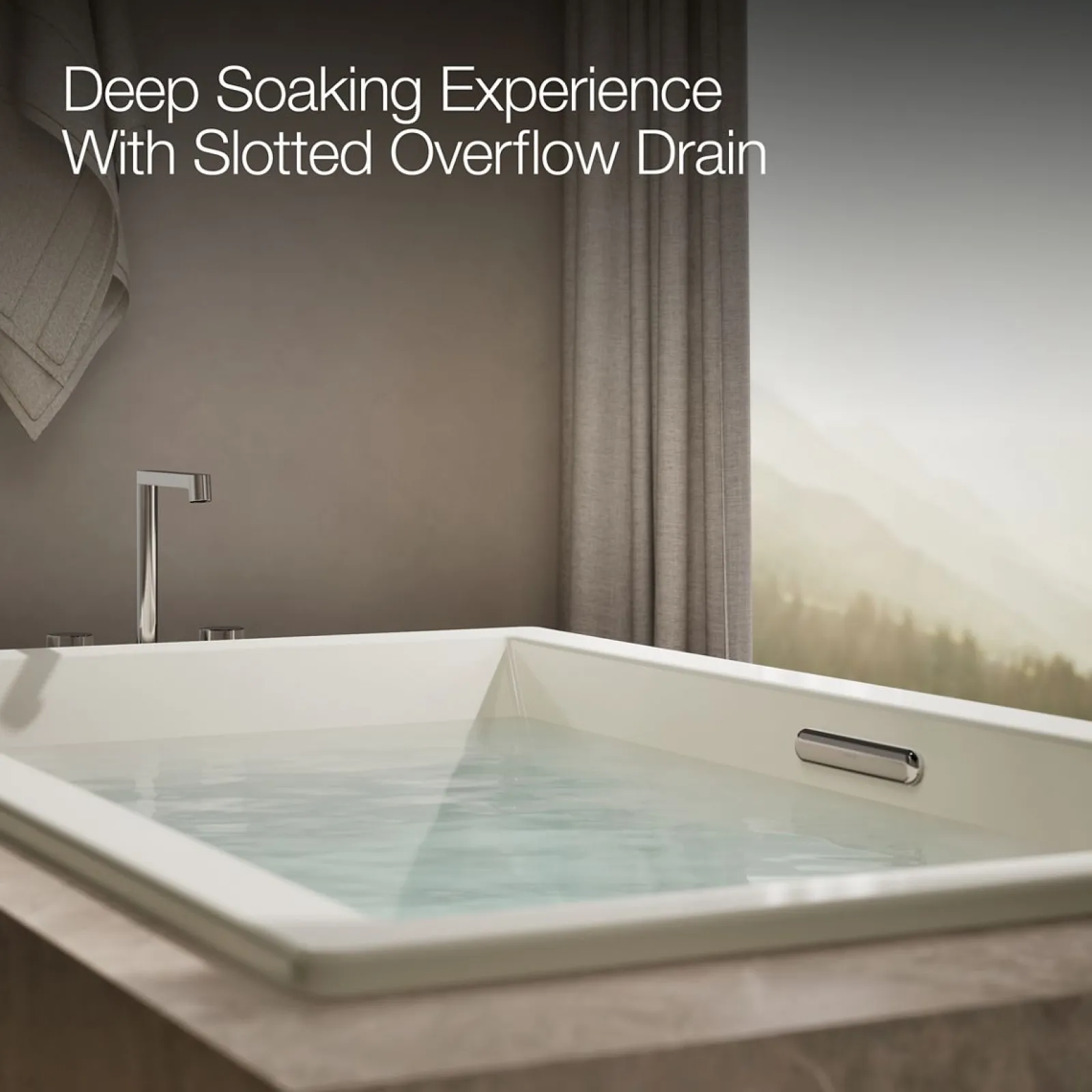 72" x 42" drop-in Heated BubbleMassage™ air bath with Bask® heated surface^Kohler Outlet