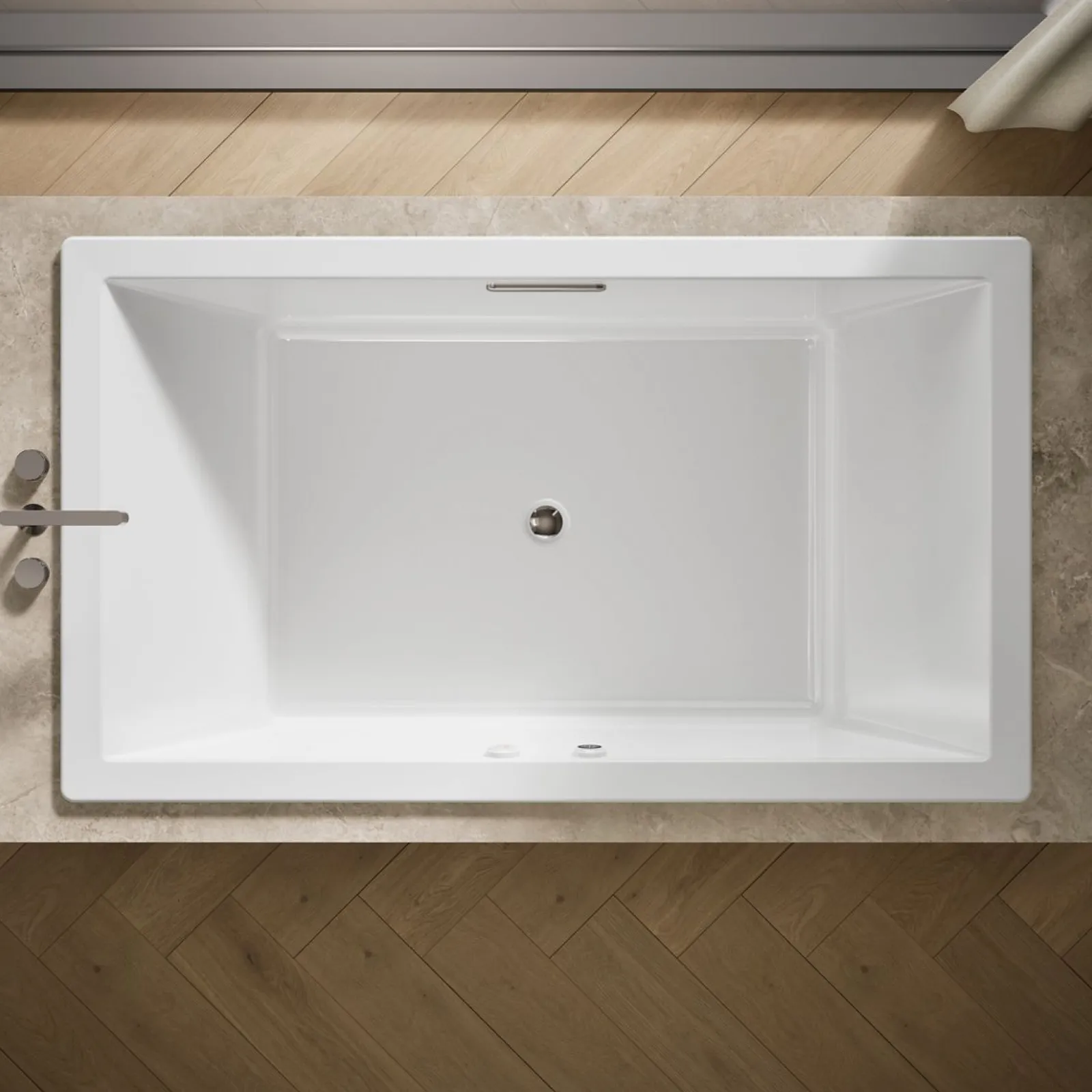 72" x 42" drop-in Heated BubbleMassage™ air bath with Bask® heated surface^Kohler Outlet