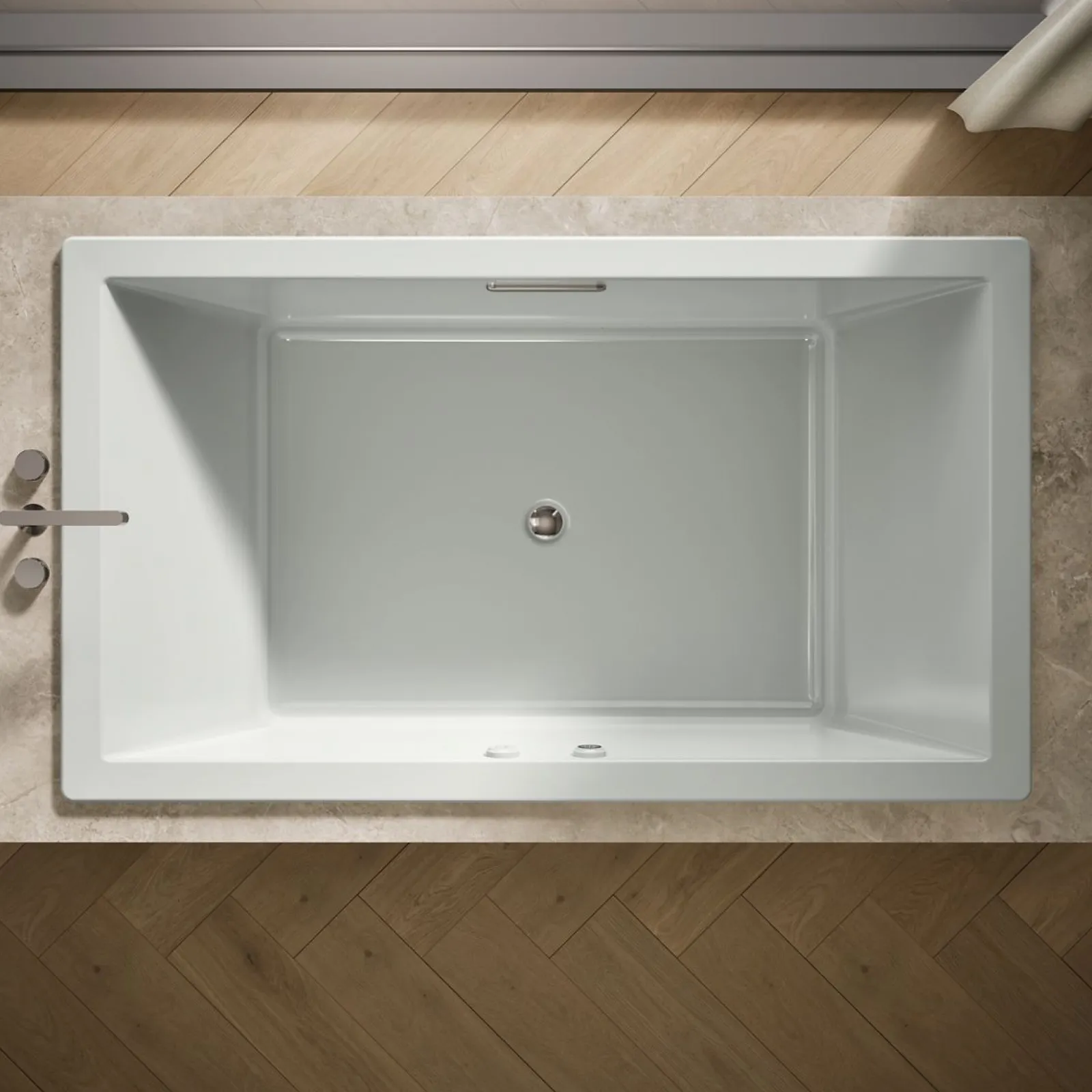 72" x 42" drop-in Heated BubbleMassage™ air bath with Bask® heated surface^Kohler Outlet