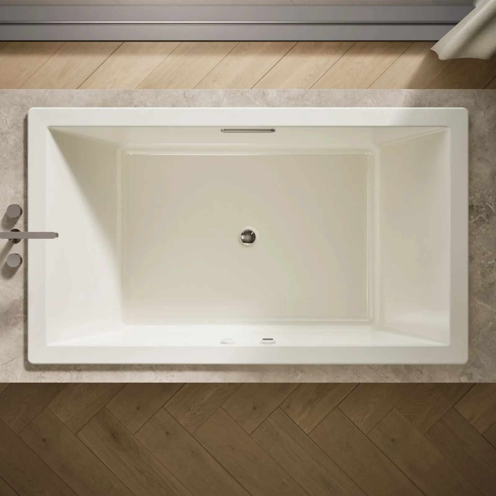 72" x 42" drop-in Heated BubbleMassage™ air bath with Bask® heated surface^Kohler Outlet