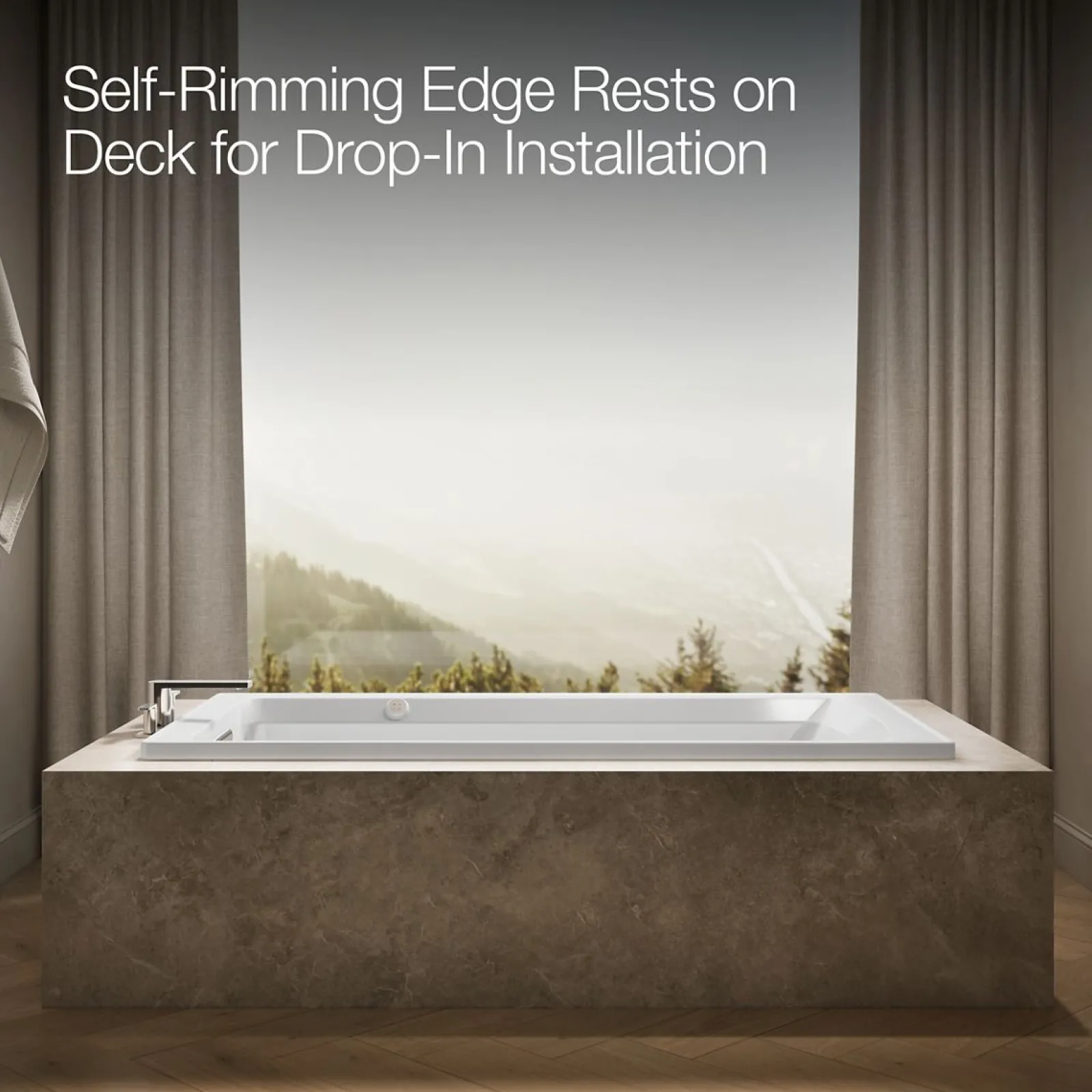 72" x 36" drop-in Heated BubbleMassage™ air bath^Kohler Sale