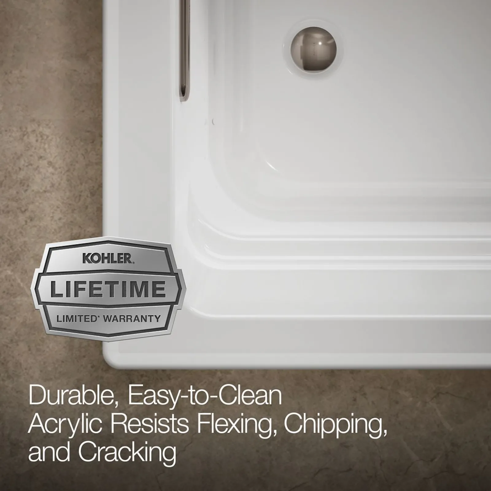 72" x 36" drop-in Heated BubbleMassage™ air bath^Kohler Sale