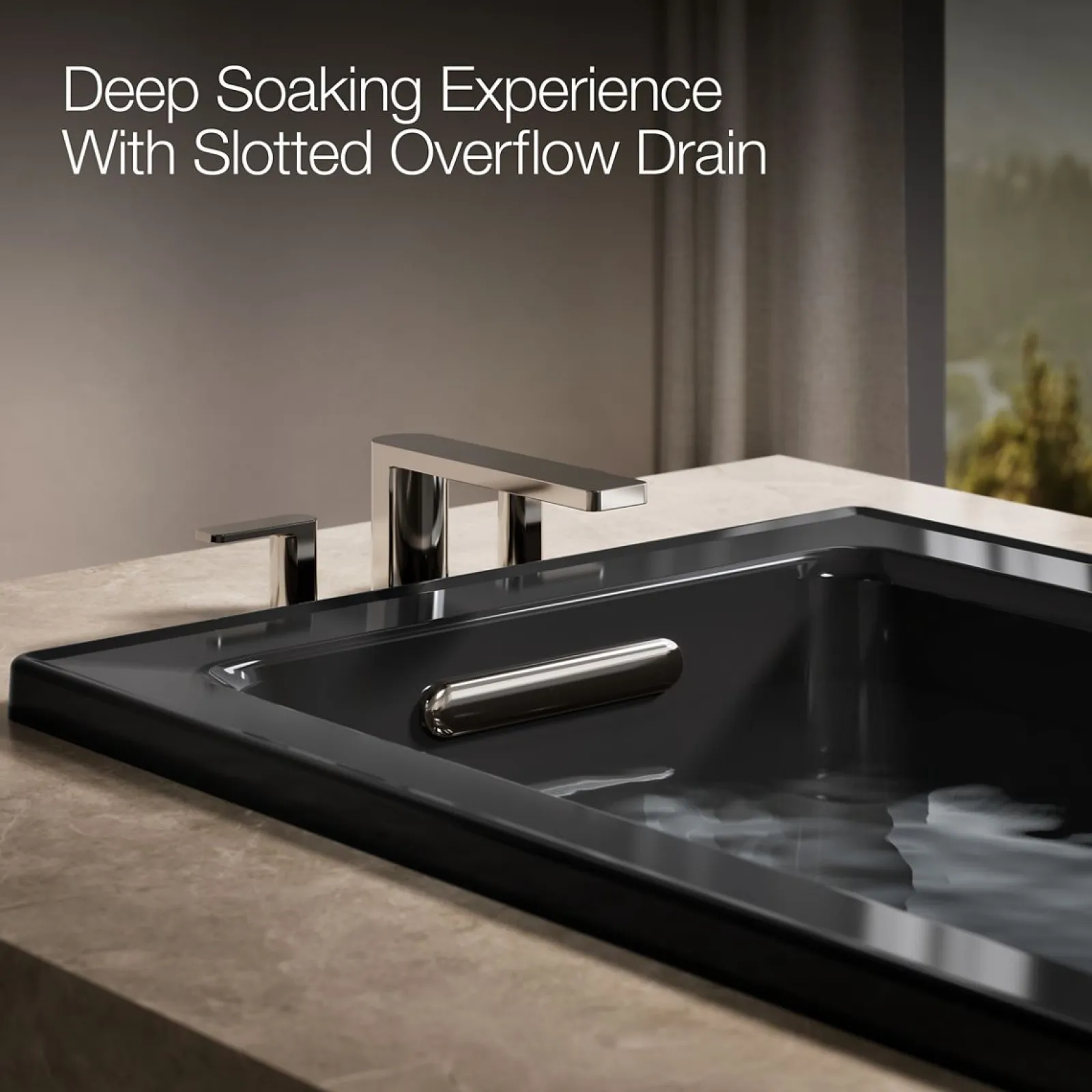 60" x 30" drop-in Heated BubbleMassage™ air bath with whirlpool^Kohler Sale