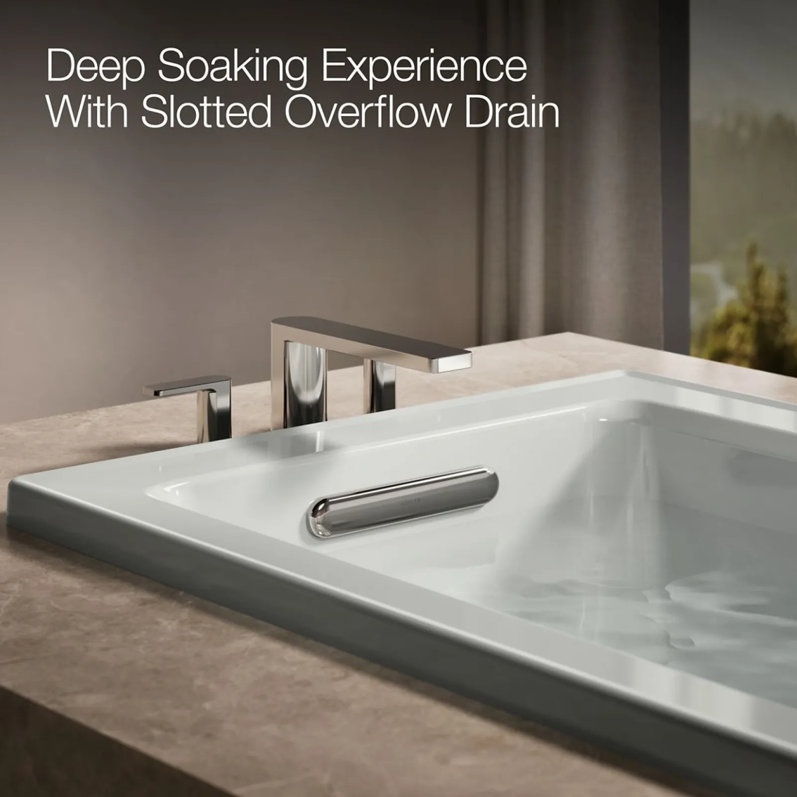 60" x 30" drop-in Heated BubbleMassage™ air bath with whirlpool^Kohler Sale