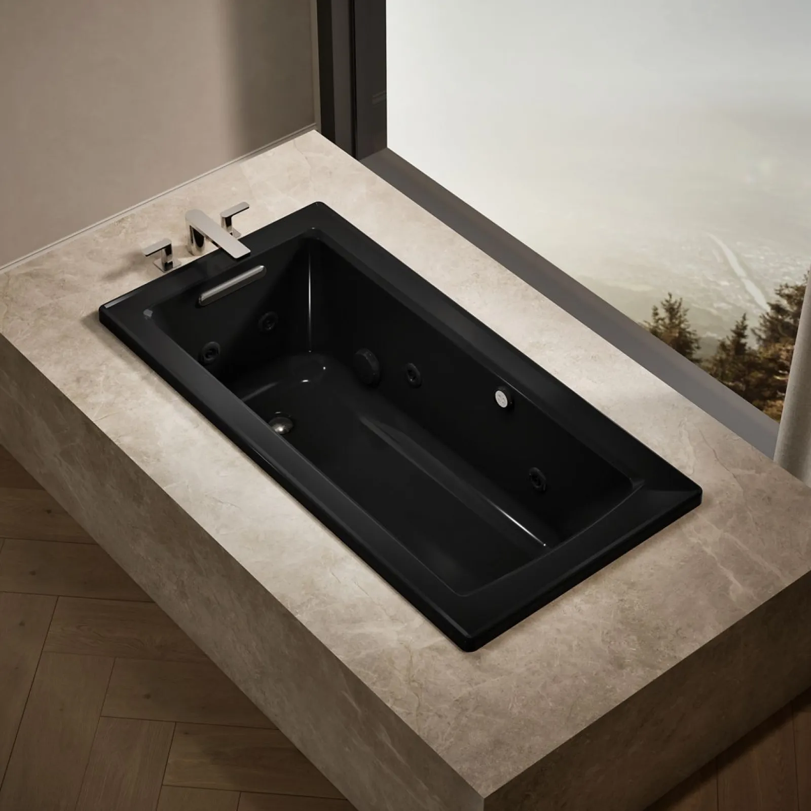 60" x 30" drop-in Heated BubbleMassage™ air bath with whirlpool^Kohler Sale