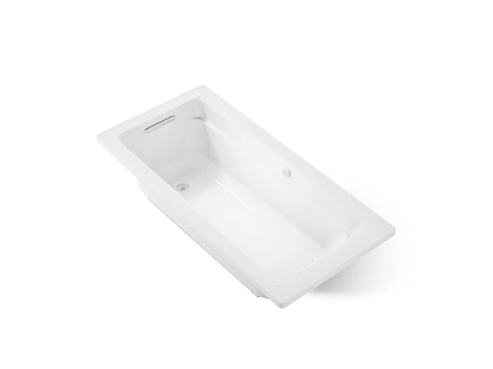 66" x 32" drop-in Heated BubbleMassage™ air bath with Bask® heated surface^Kohler
