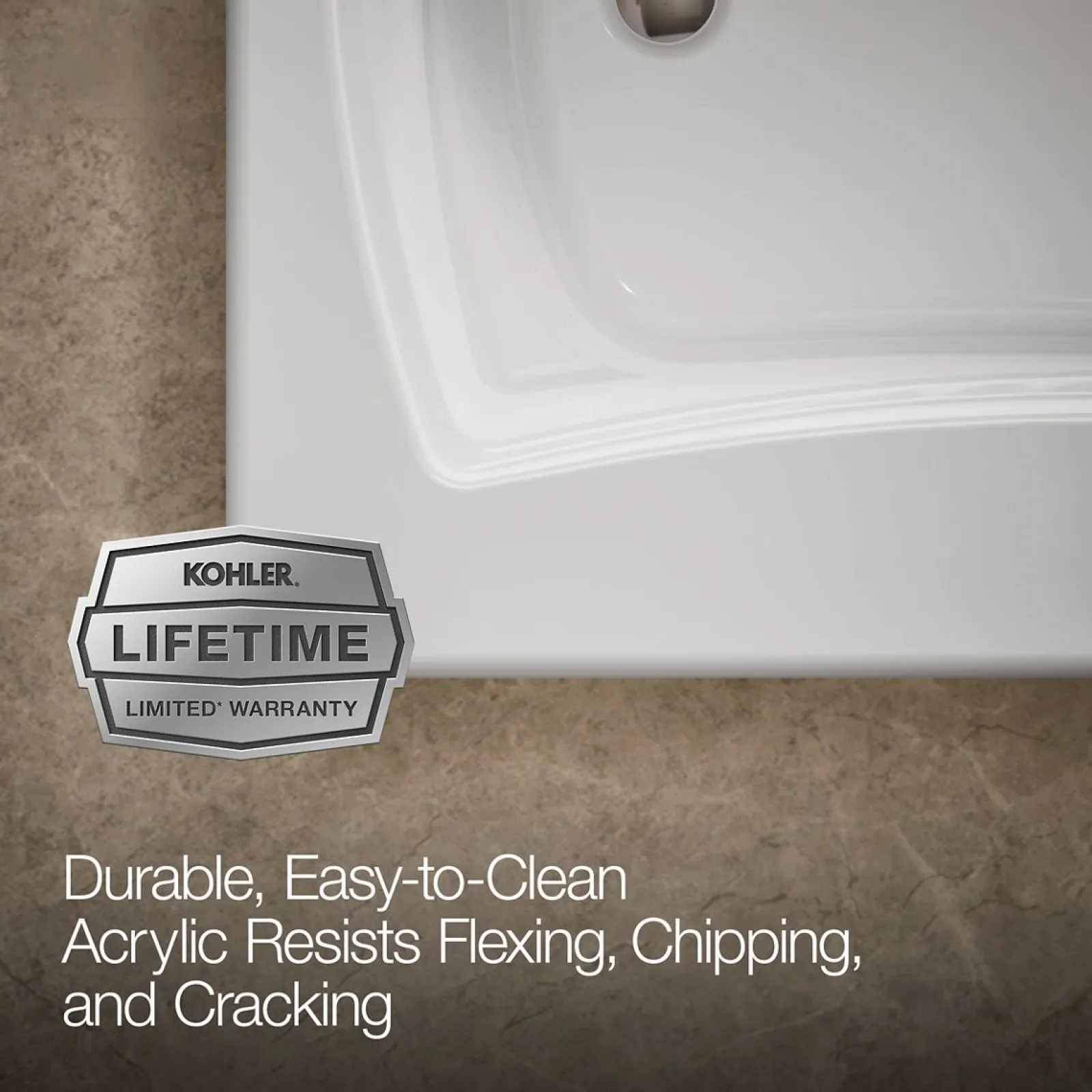 72-1/4" x 36-1/4" drop-in Heated BubbleMassage™ air bath with Bask® heated surface^Kohler