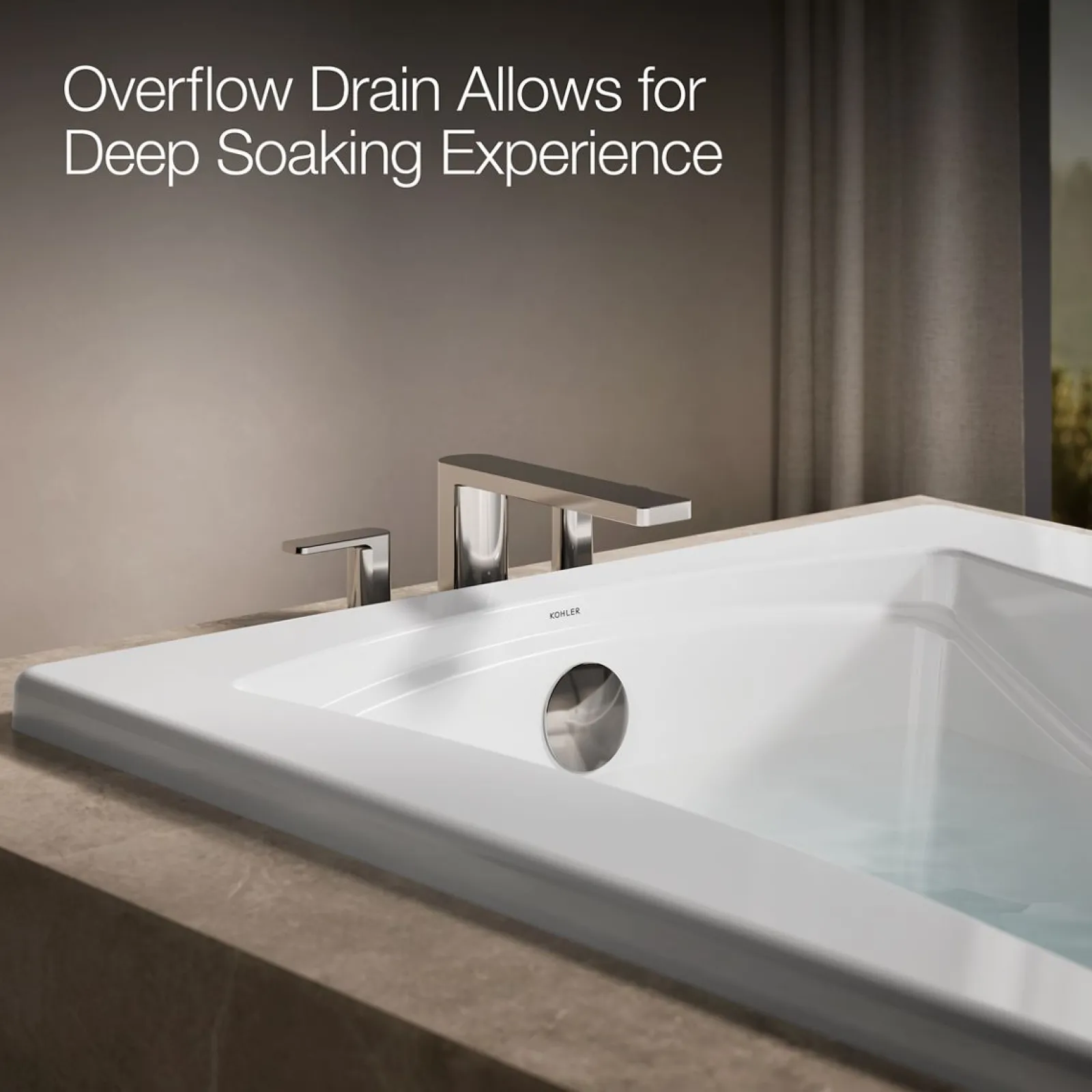 72-1/4" x 36-1/4" drop-in Heated BubbleMassage™ air bath with Bask® heated surface^Kohler