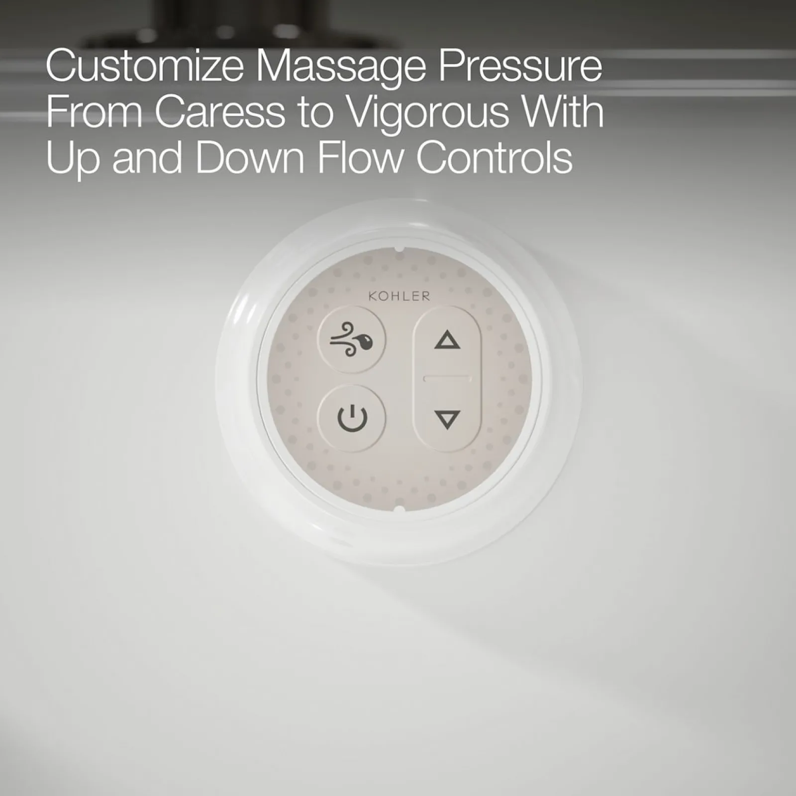 66" x 42" drop-in Heated BubbleMassage™ air bath^Kohler Hot