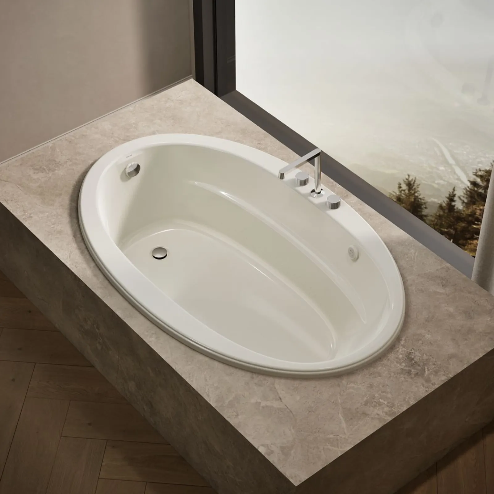 66" x 42" drop-in Heated BubbleMassage™ air bath^Kohler Discount
