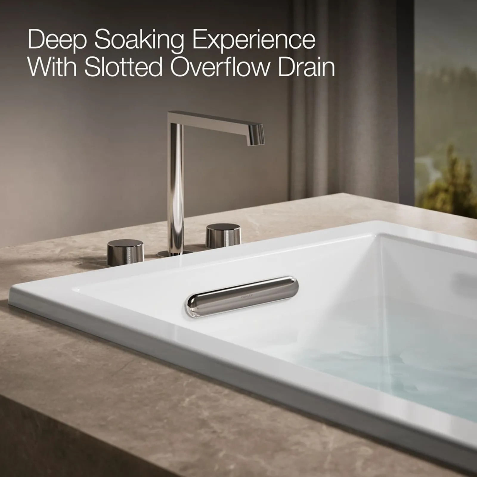 60" x 30" drop-in Heated BubbleMassage™ air bath^Kohler New