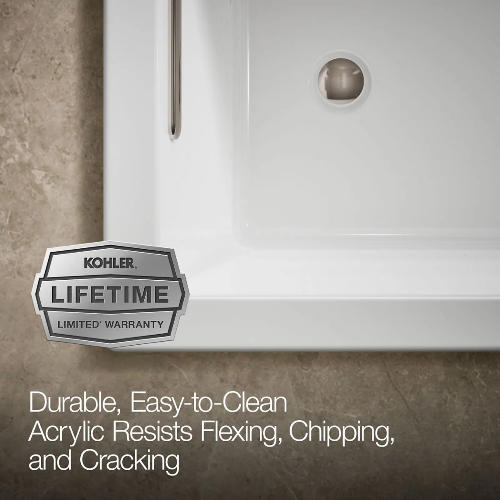 60" x 30" drop-in Heated BubbleMassage™ air bath^Kohler New