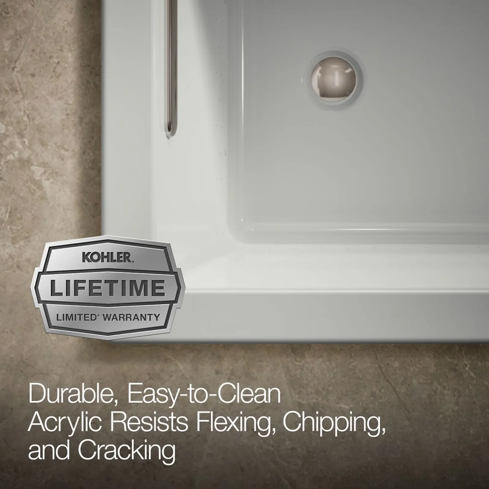 60" x 30" drop-in Heated BubbleMassage™ air bath^Kohler New