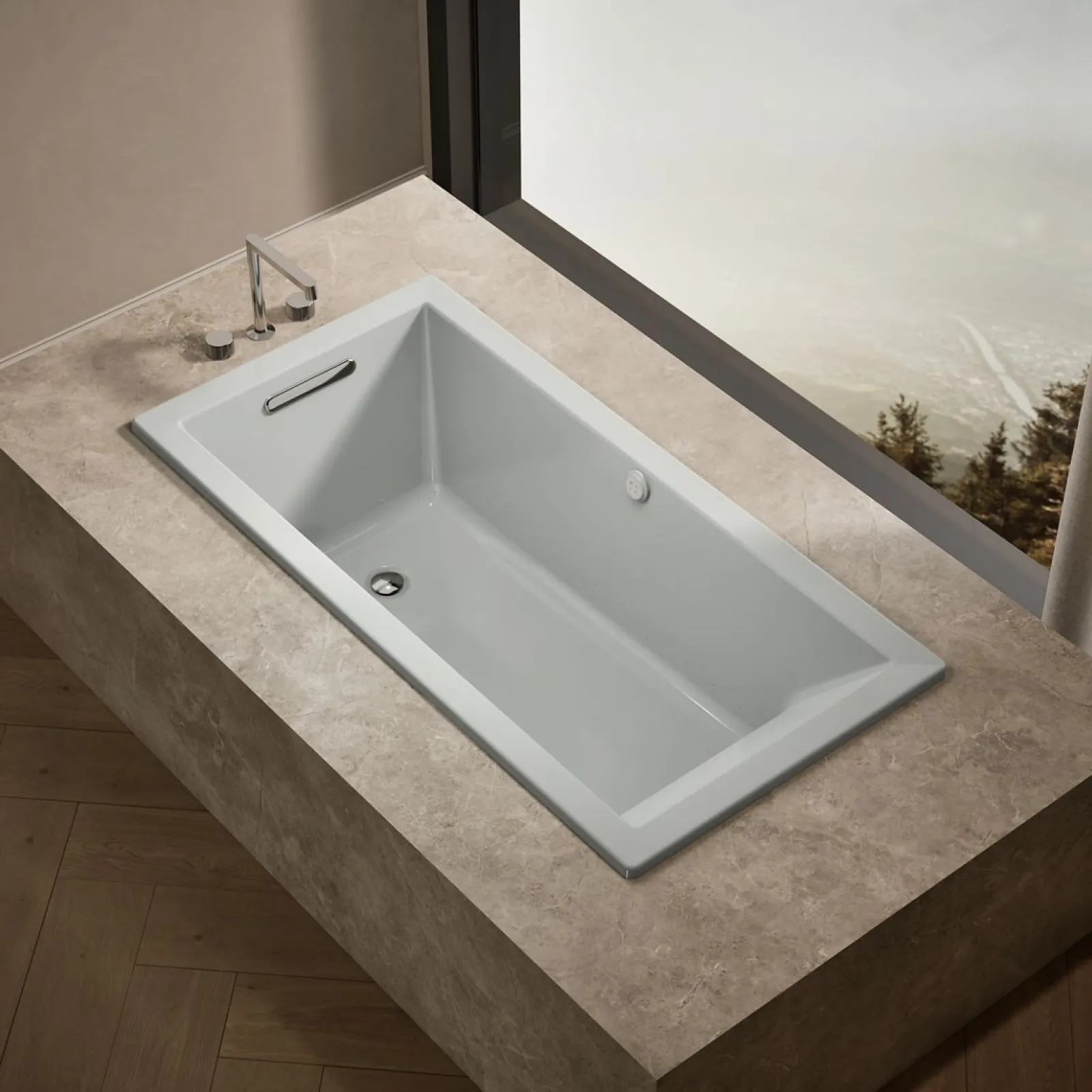 60" x 30" drop-in Heated BubbleMassage™ air bath^Kohler New