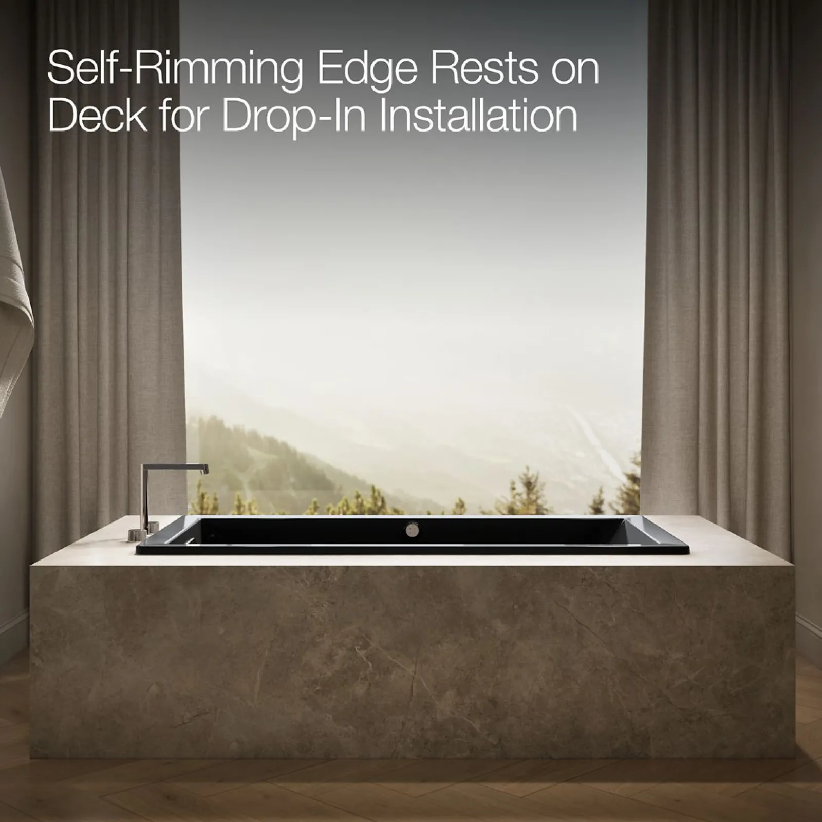 66" x 32" drop-in Heated BubbleMassage™ air bath^Kohler Online